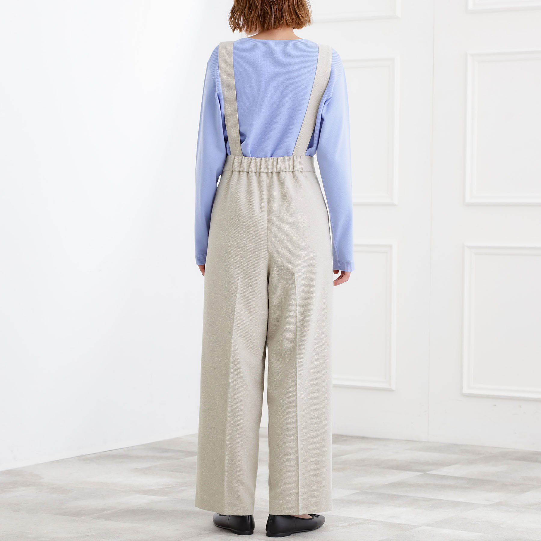 grove「ショルダーストラップツイードパンツ」|その他|