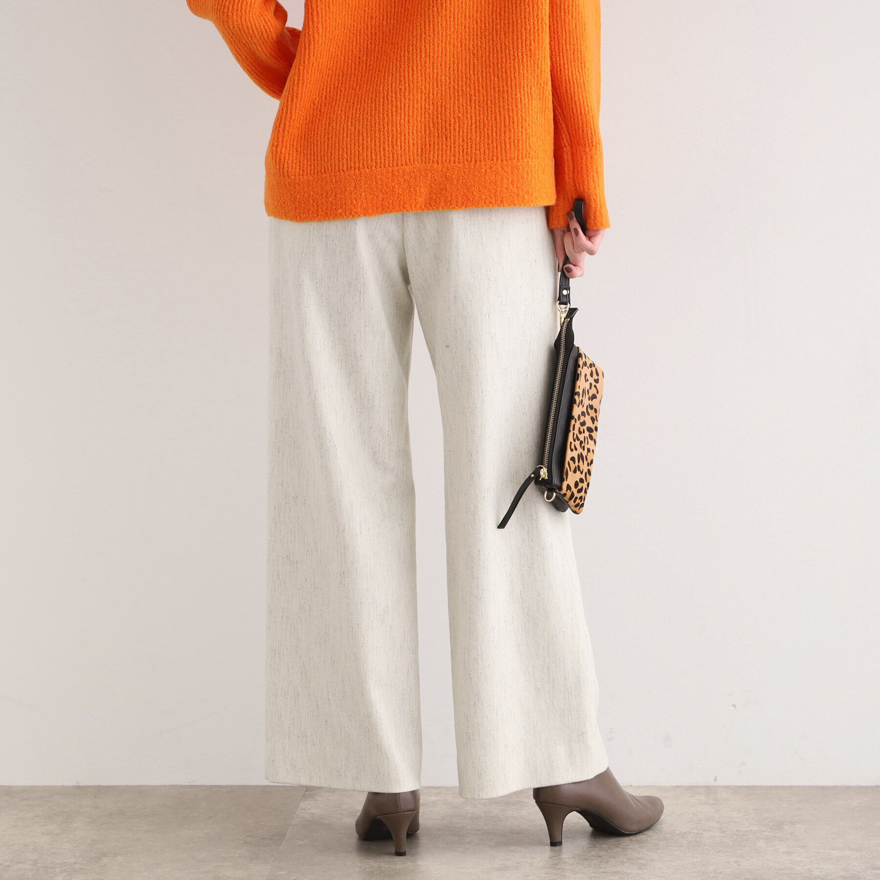 INDIVI「【褒められパンツ／ウール混】ワイドパンツ」|その他|