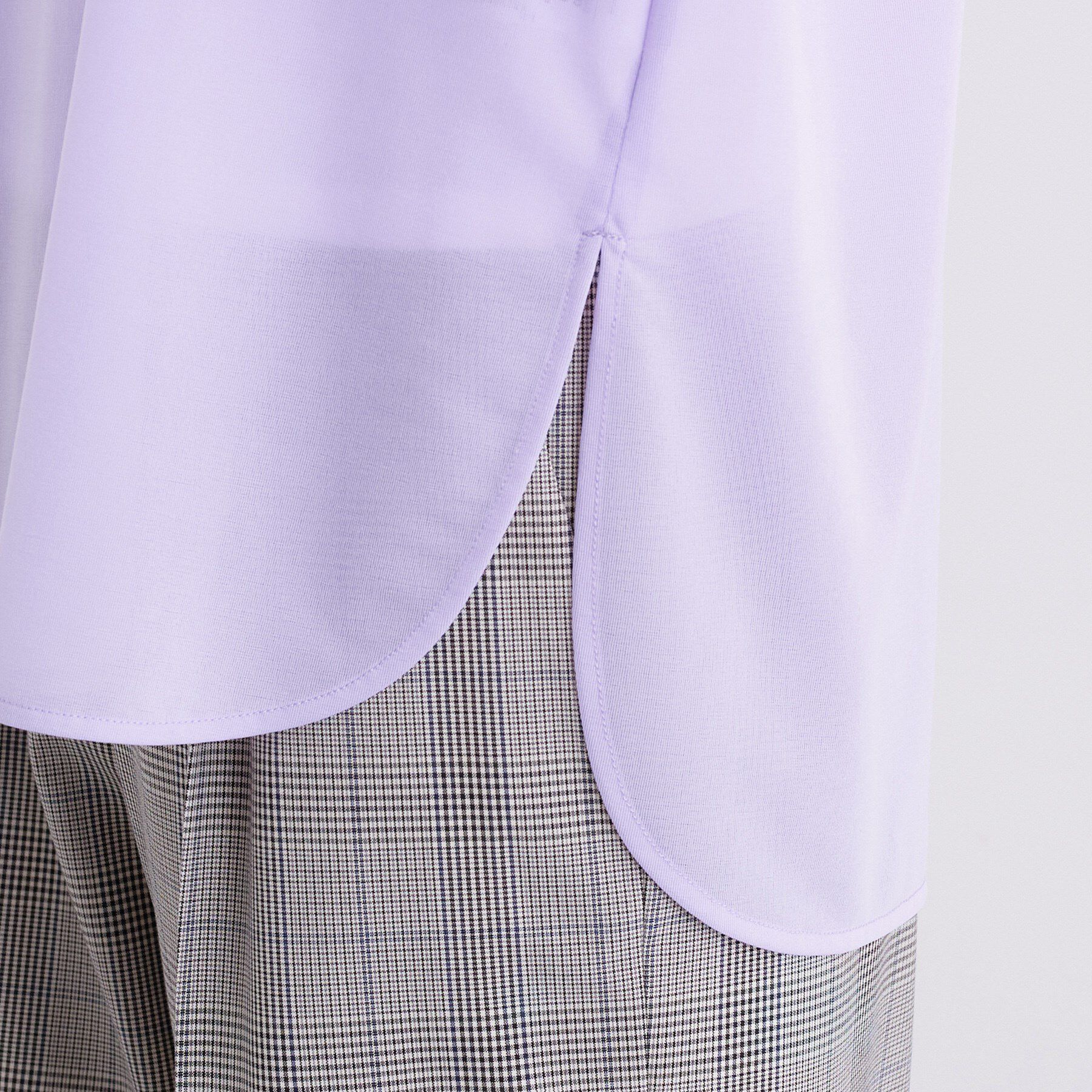 INDIVI「ストレッチシアーロングTシャツ」|Tシャツ・カットソー|