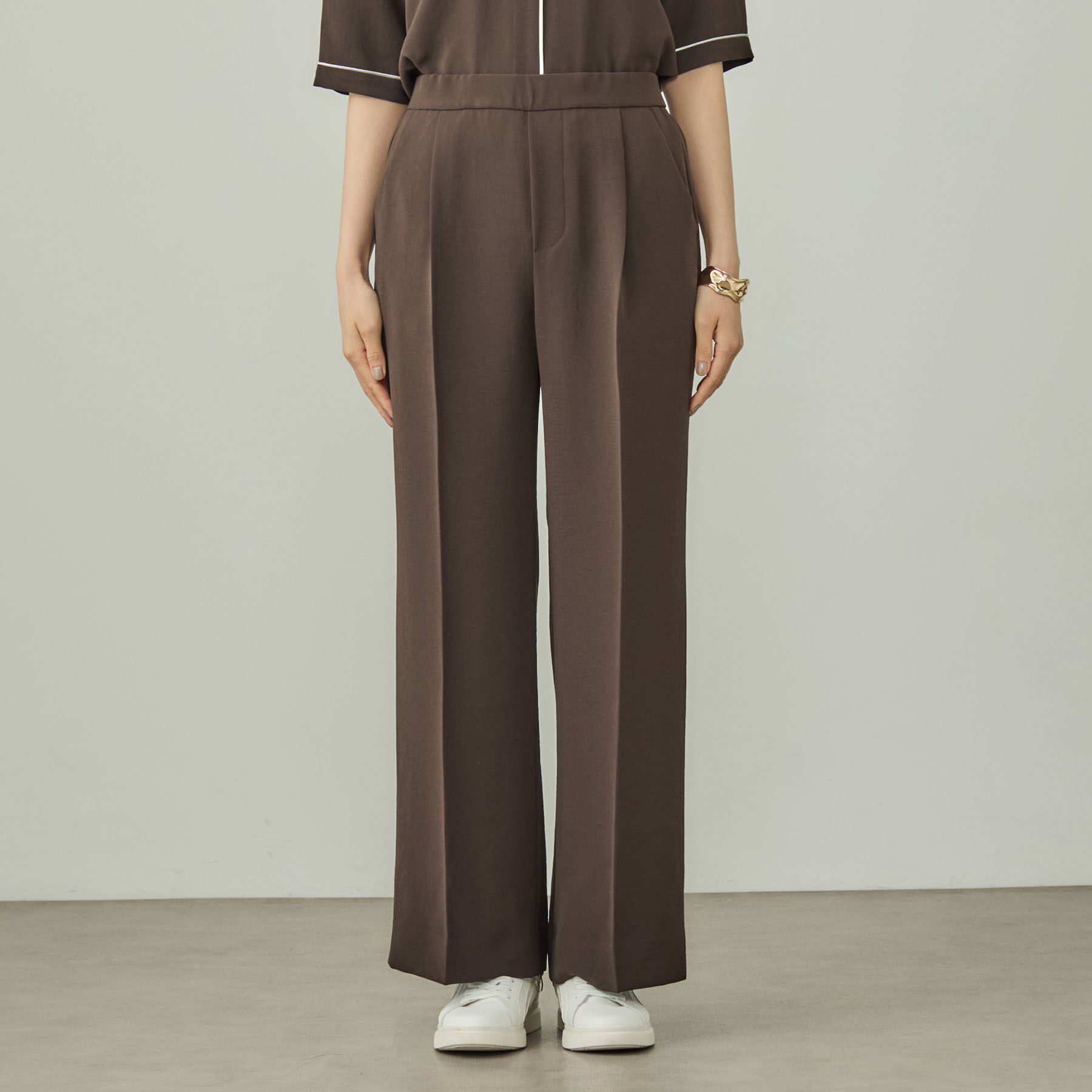 INDIVI「【洗える／UVケア】ワイドパンツ」|その他|