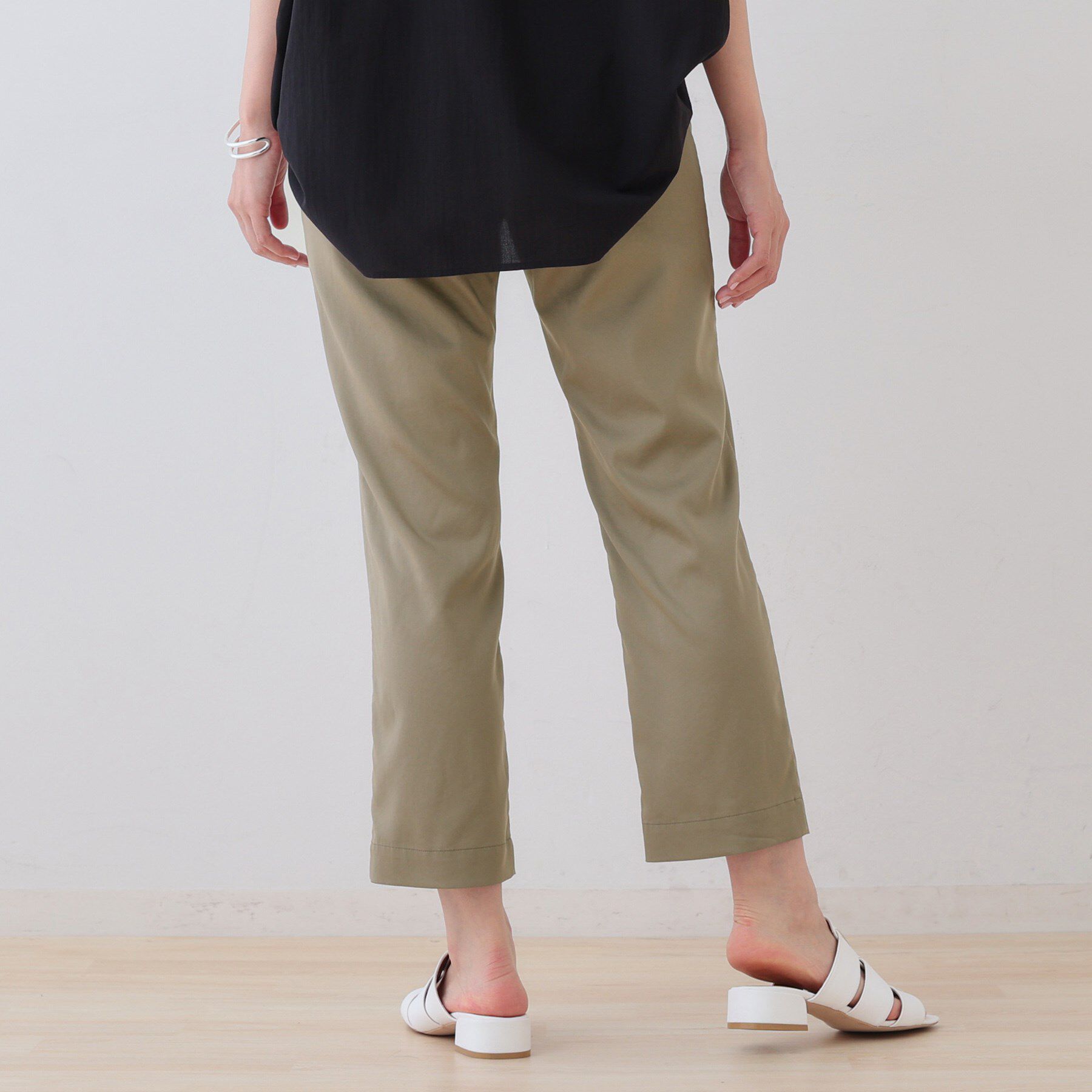 INDIVI「ストレッチストレートパンツ」|その他|