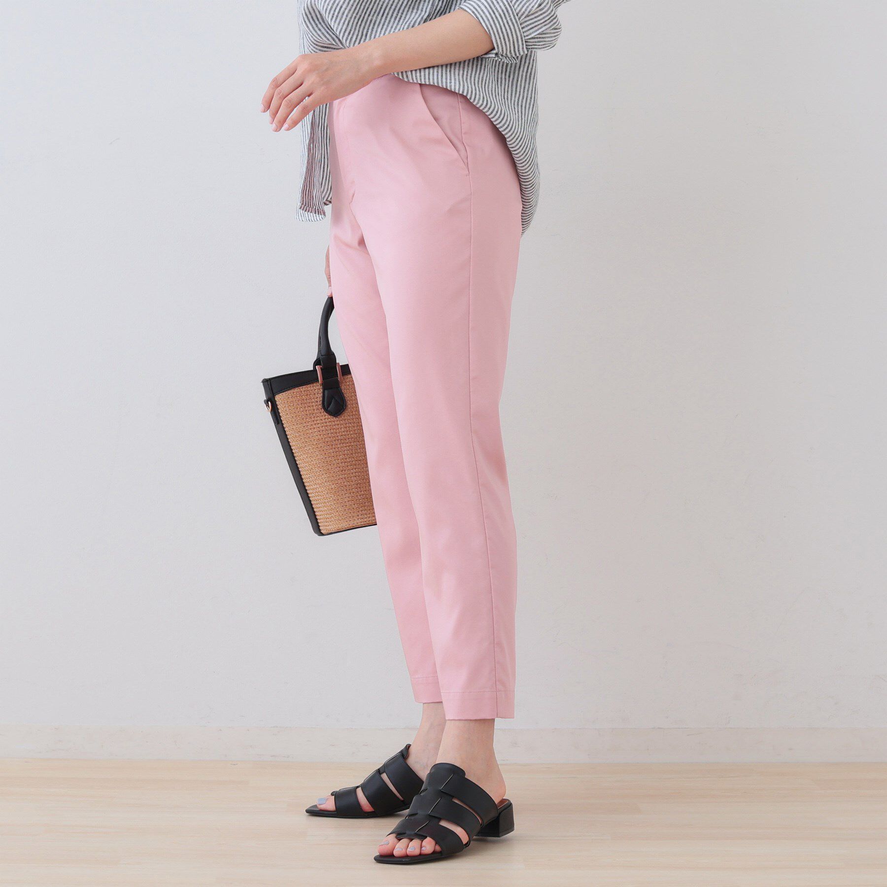 INDIVI「ストレッチストレートパンツ」|その他|