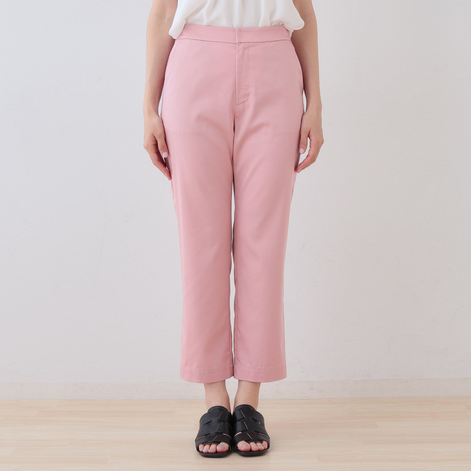 INDIVI「ストレッチストレートパンツ」|その他|