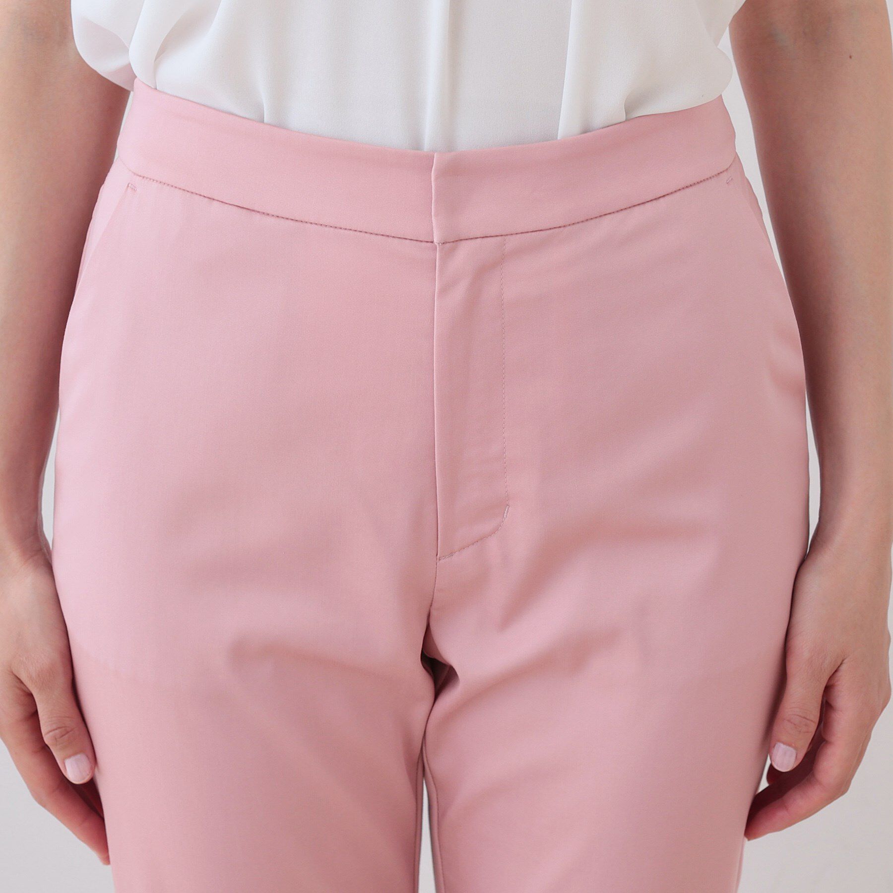 INDIVI「ストレッチストレートパンツ」|その他|