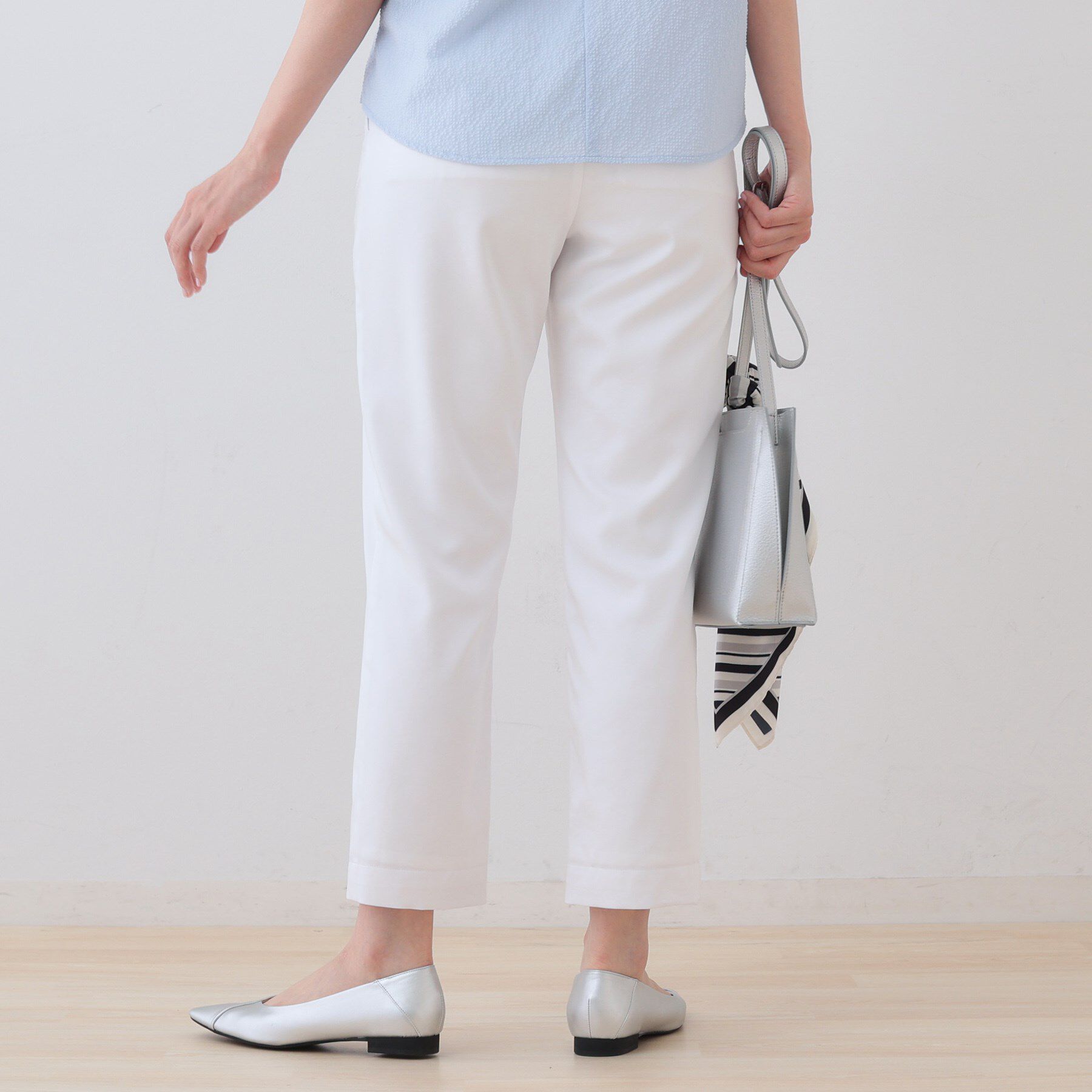 INDIVI「ストレッチストレートパンツ」|その他|