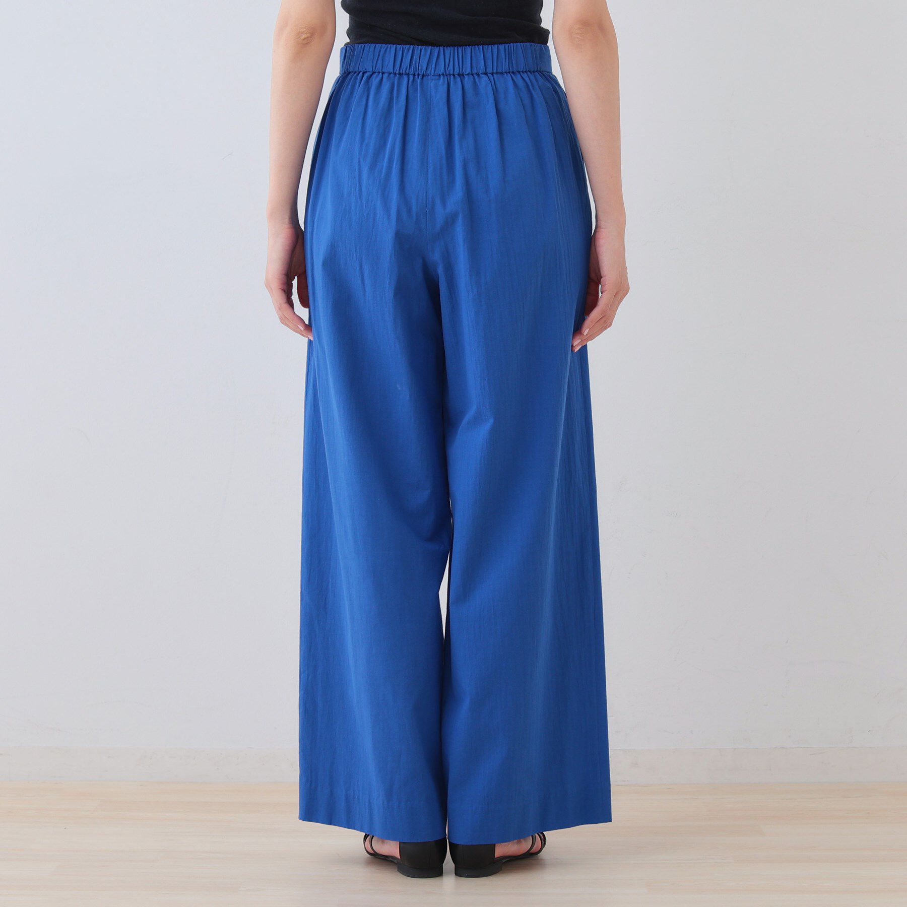 INDIVI「【SETUP可能/涼しい】コットンワイドパンツ」|その他|