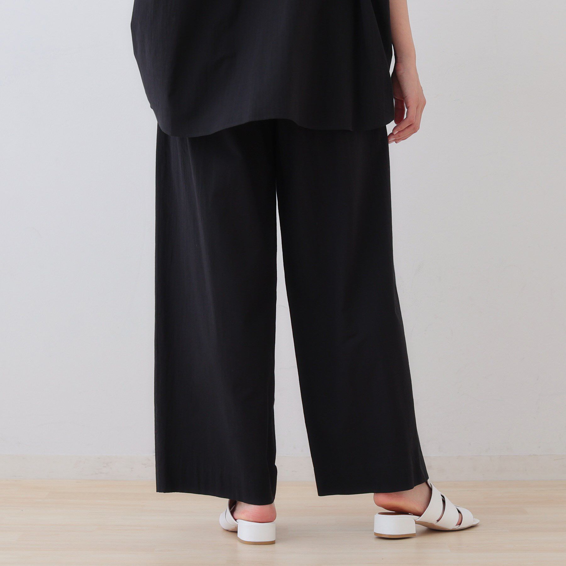 INDIVI「【SETUP可能/涼しい】コットンワイドパンツ」|その他|