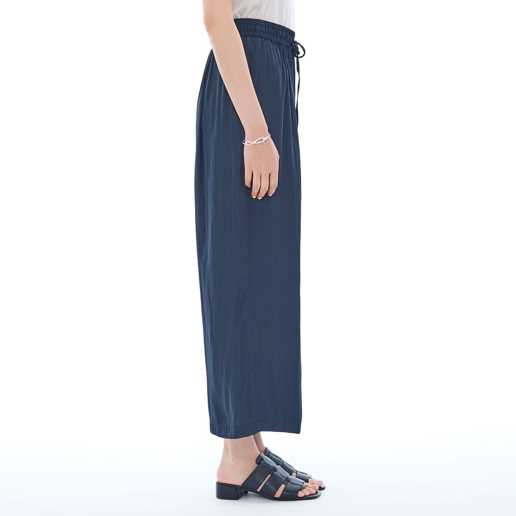 INDIVI「ギャザーワイドパンツ」|その他|