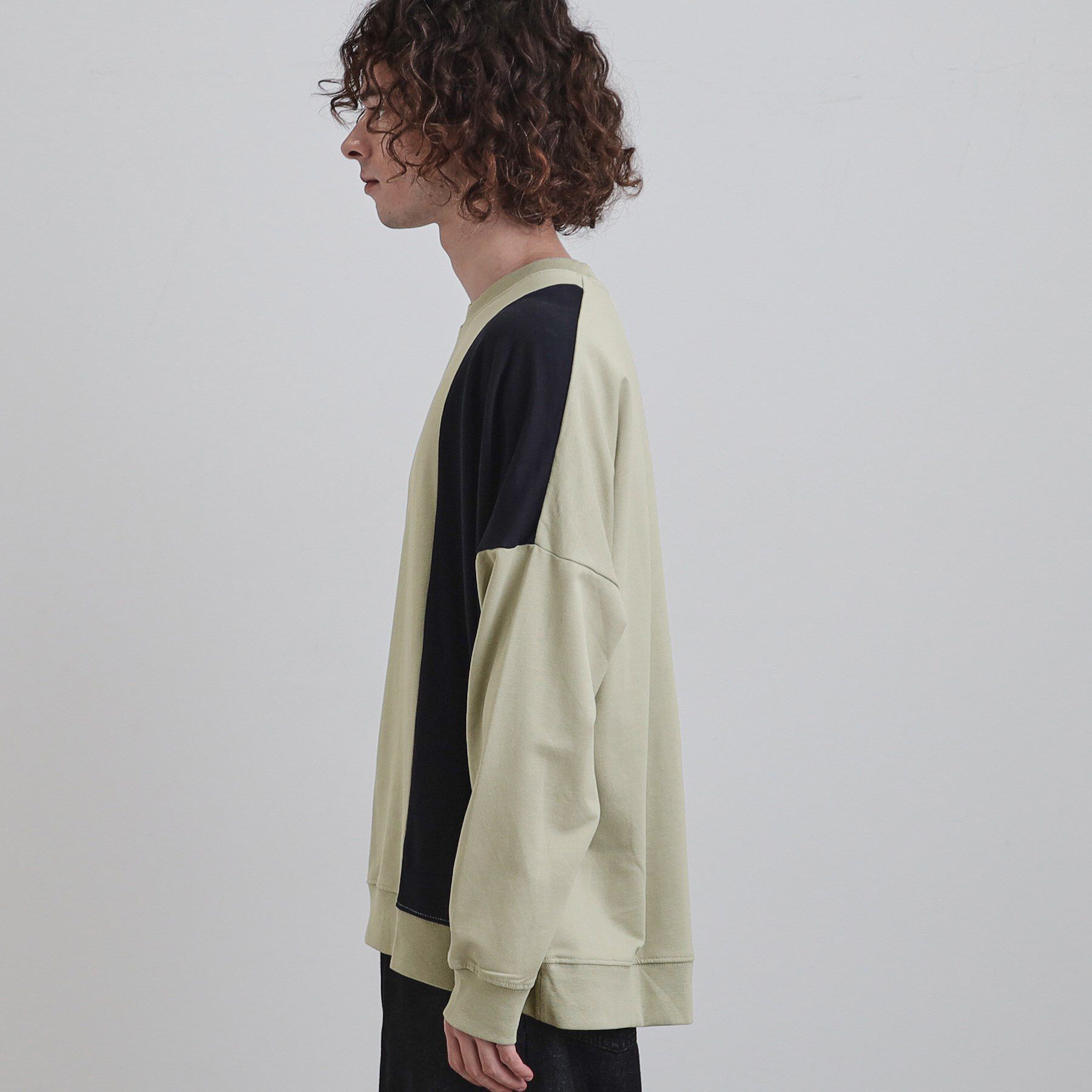 tk.TAKEO KIKUCHI「切り替えスウェット」|Tシャツ・カットソー|