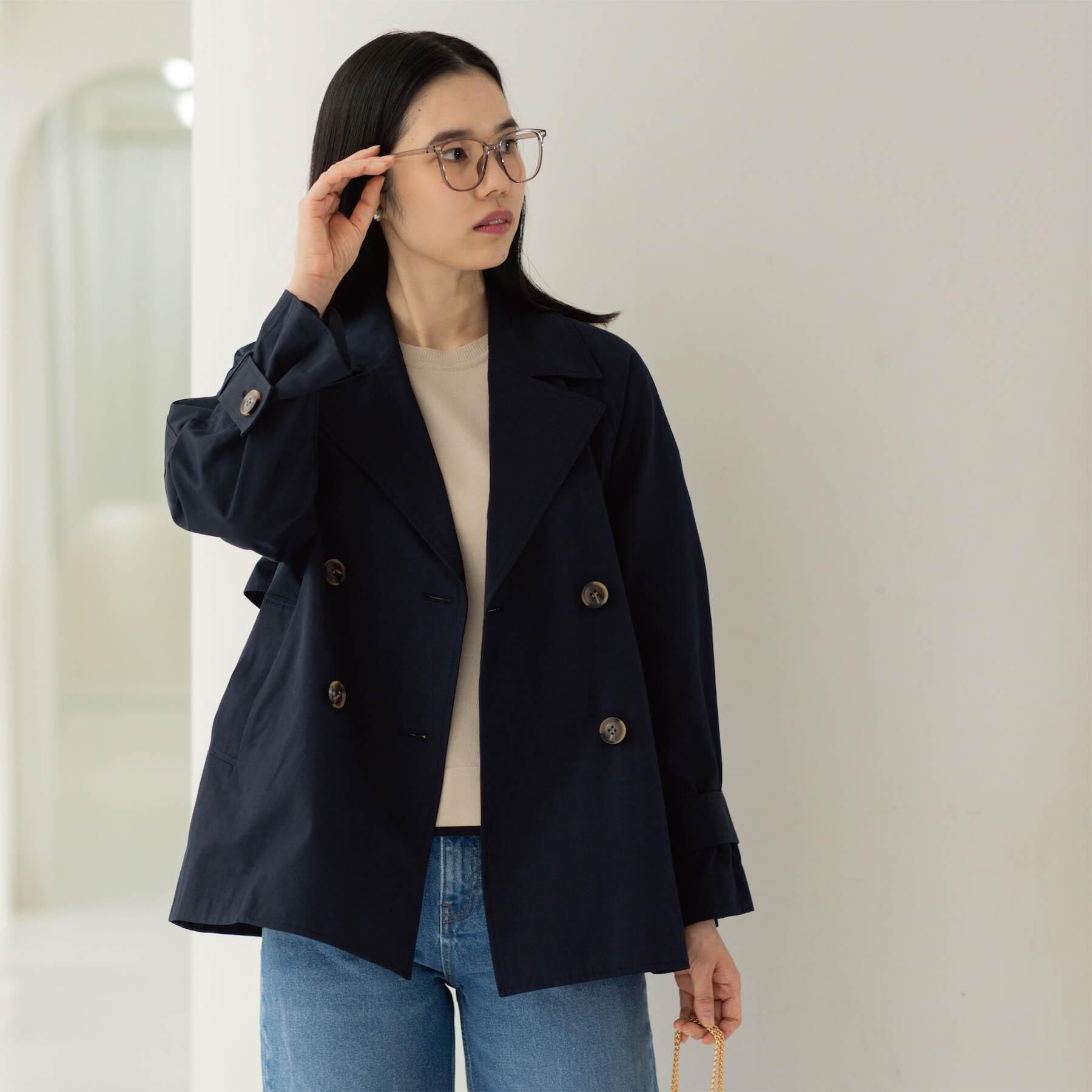 OPAQUE.CLIP「ミドルトレンチコート【洗濯機OK】」|トレンチコート|