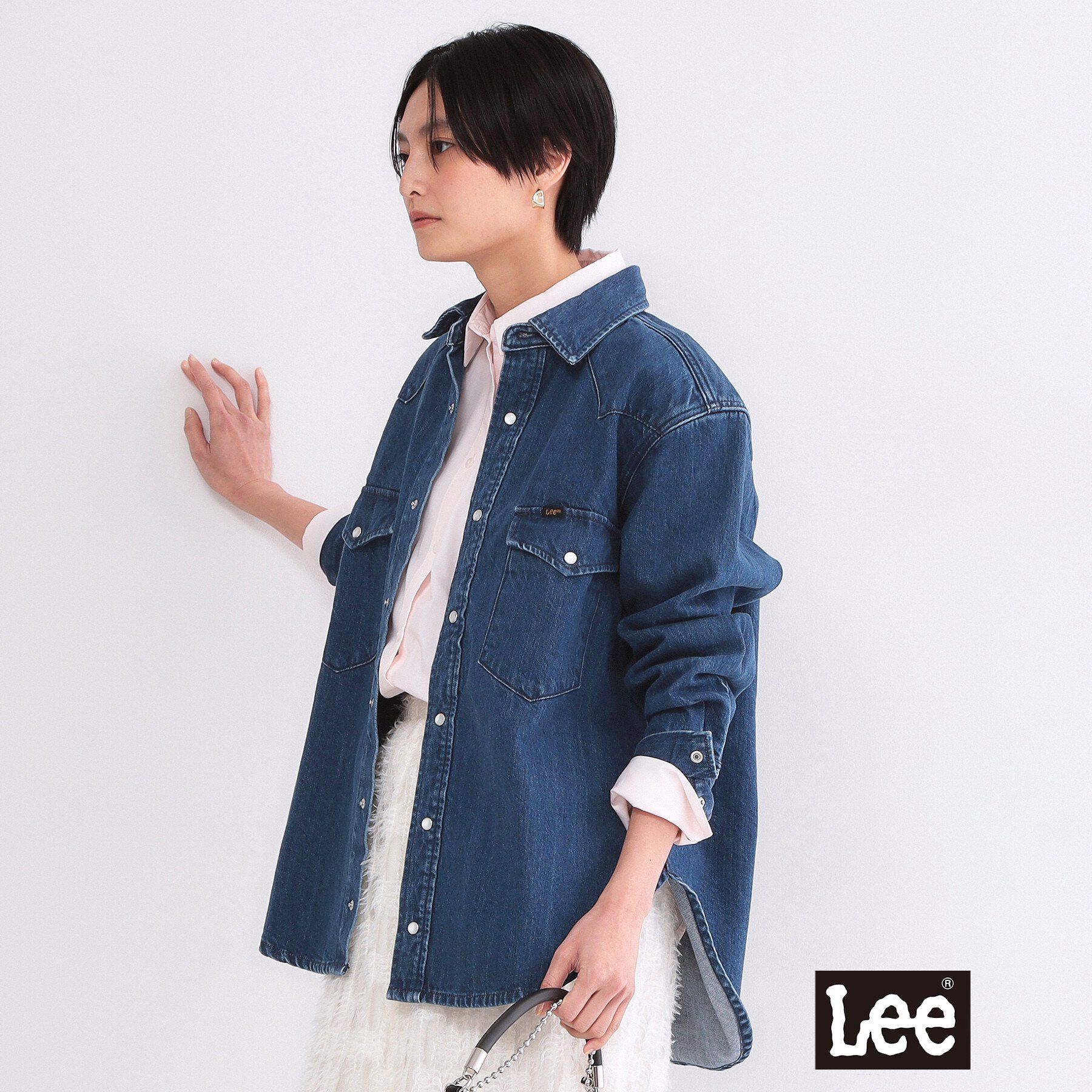 OPAQUE.CLIP「【Lee別注】ウエスタンシャツデニムジャケット【洗濯機OK】」|デニムジャケット|