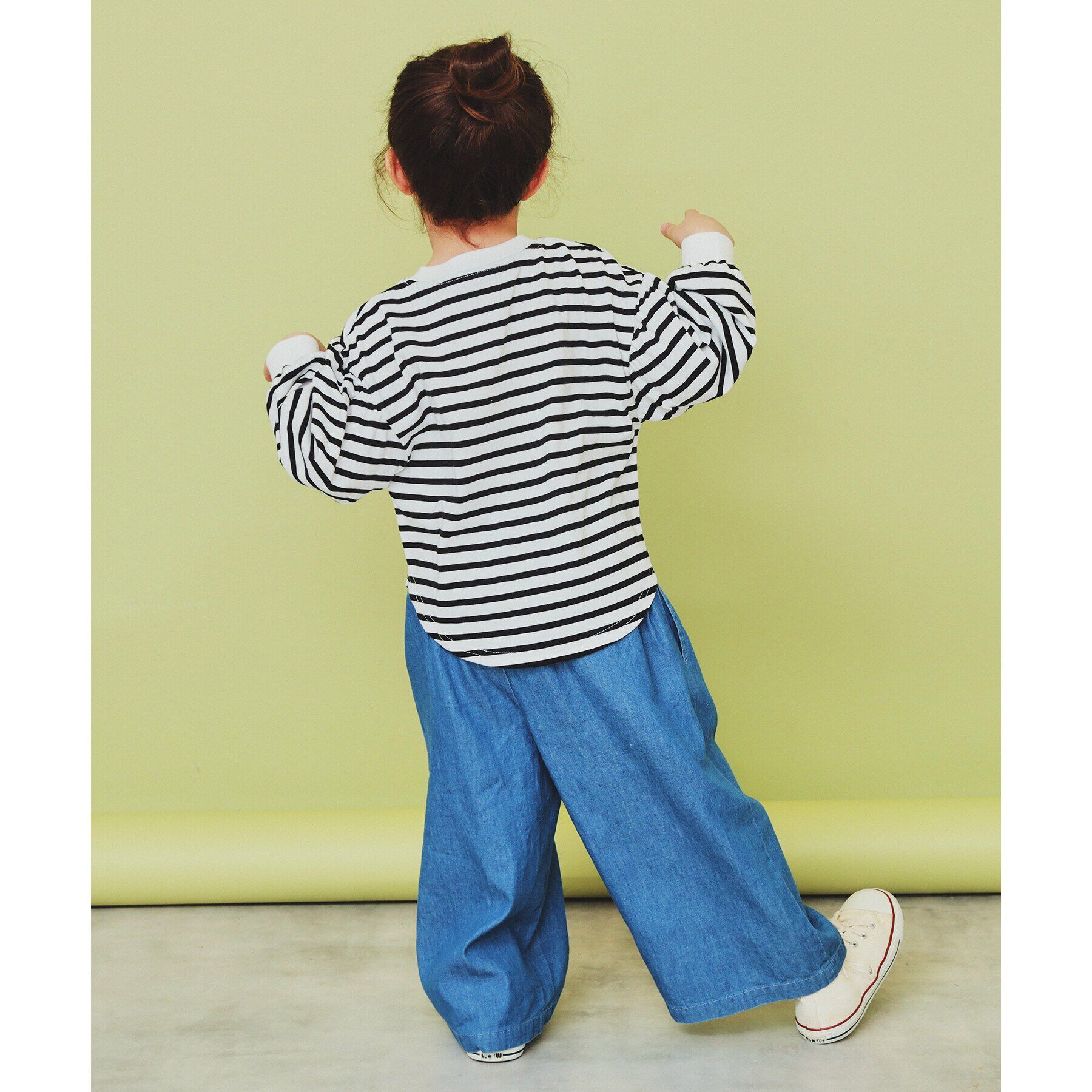 THE SHOP TK「【110-150】ハートロゴパフ袖プルオーバー/洗濯機OK」|Tシャツ・カットソー|