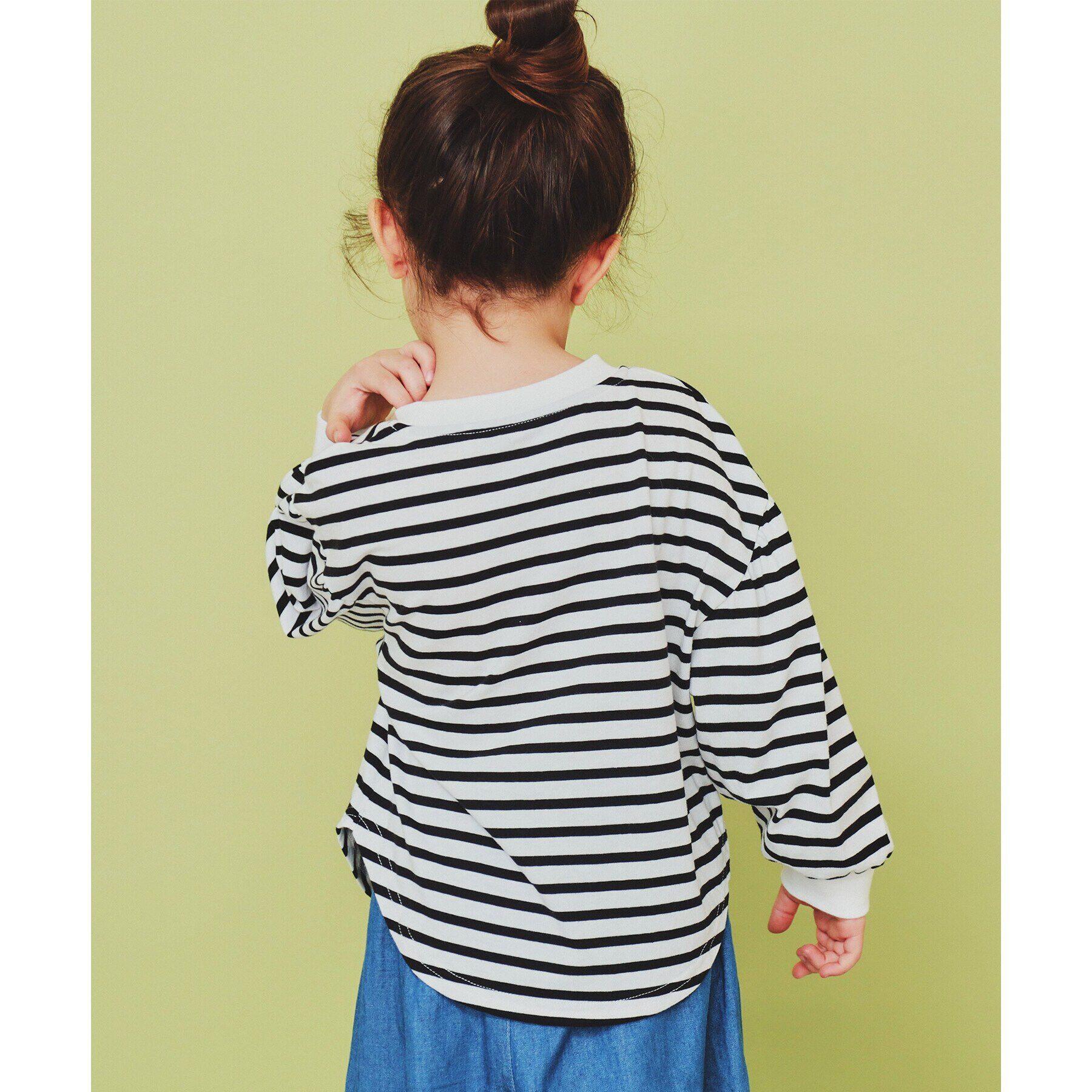 THE SHOP TK「【110-150】ハートロゴパフ袖プルオーバー/洗濯機OK」|Tシャツ・カットソー|