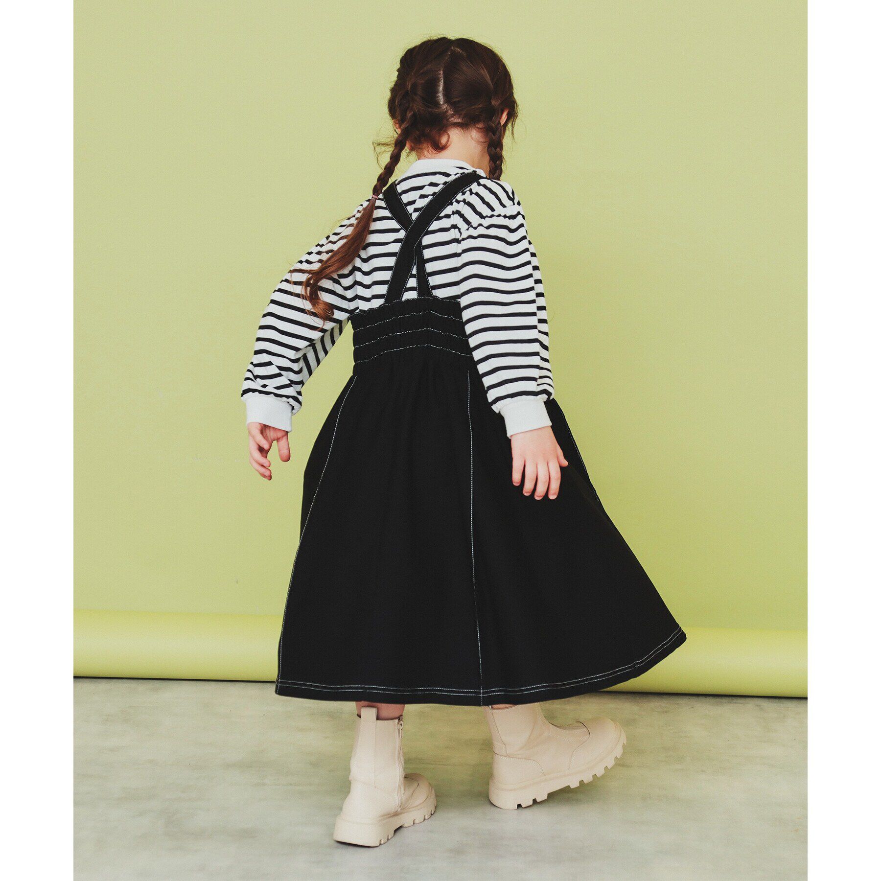 THE SHOP TK「【110-150】ハートロゴパフ袖プルオーバー/洗濯機OK」|Tシャツ・カットソー|