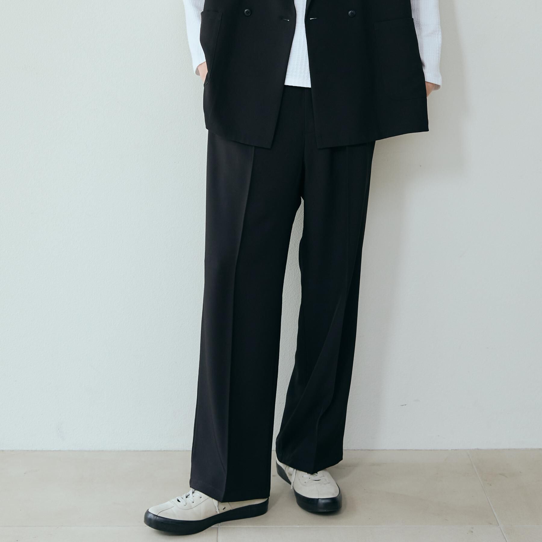 THE SHOP TK「タックワイドスラックス【セットアップ可/洗濯機OK】」|その他|