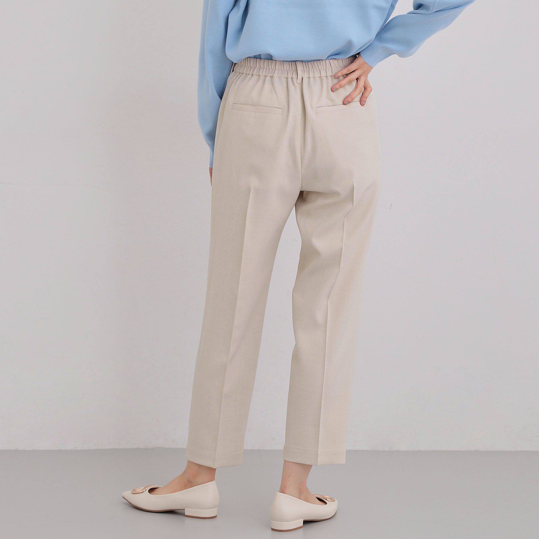 THE SHOP TK「【通勤・セレモニー】CAVIAN ベーシックテーパードパンツ/セットアップ可」|その他|