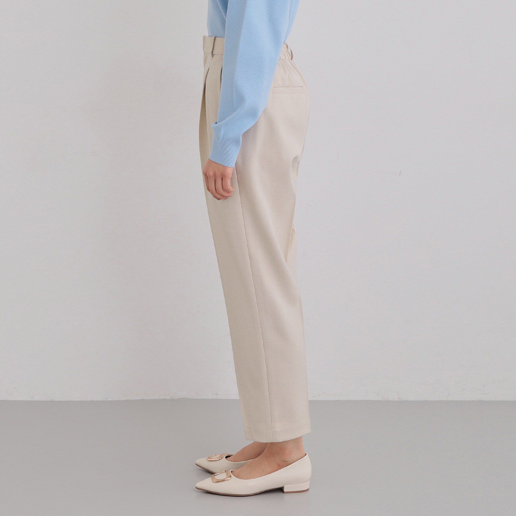 THE SHOP TK「【通勤・セレモニー】CAVIAN ベーシックテーパードパンツ/セットアップ可」|その他|