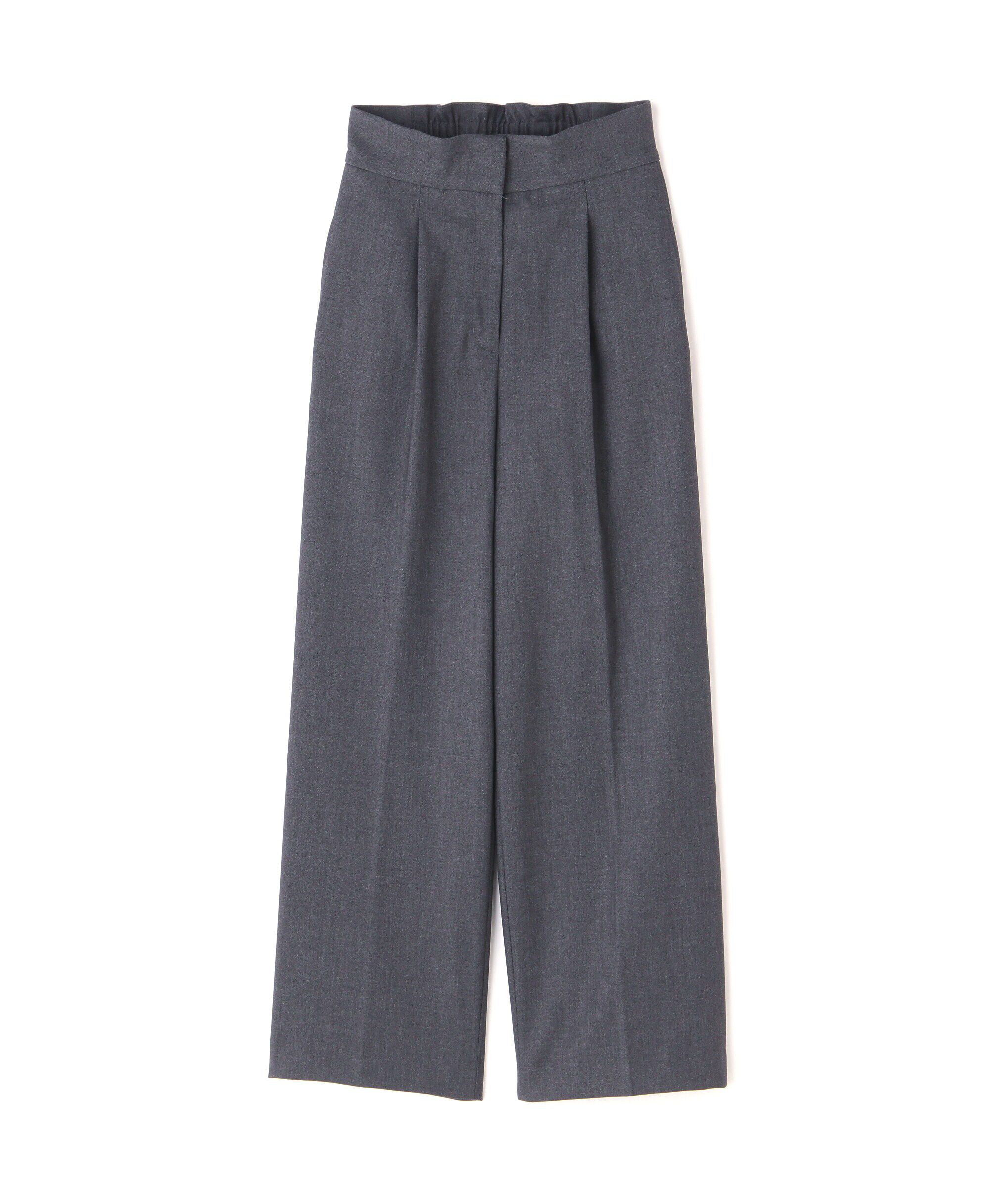  「ムジハイウエストスラックスワイドパンツ」|その他|