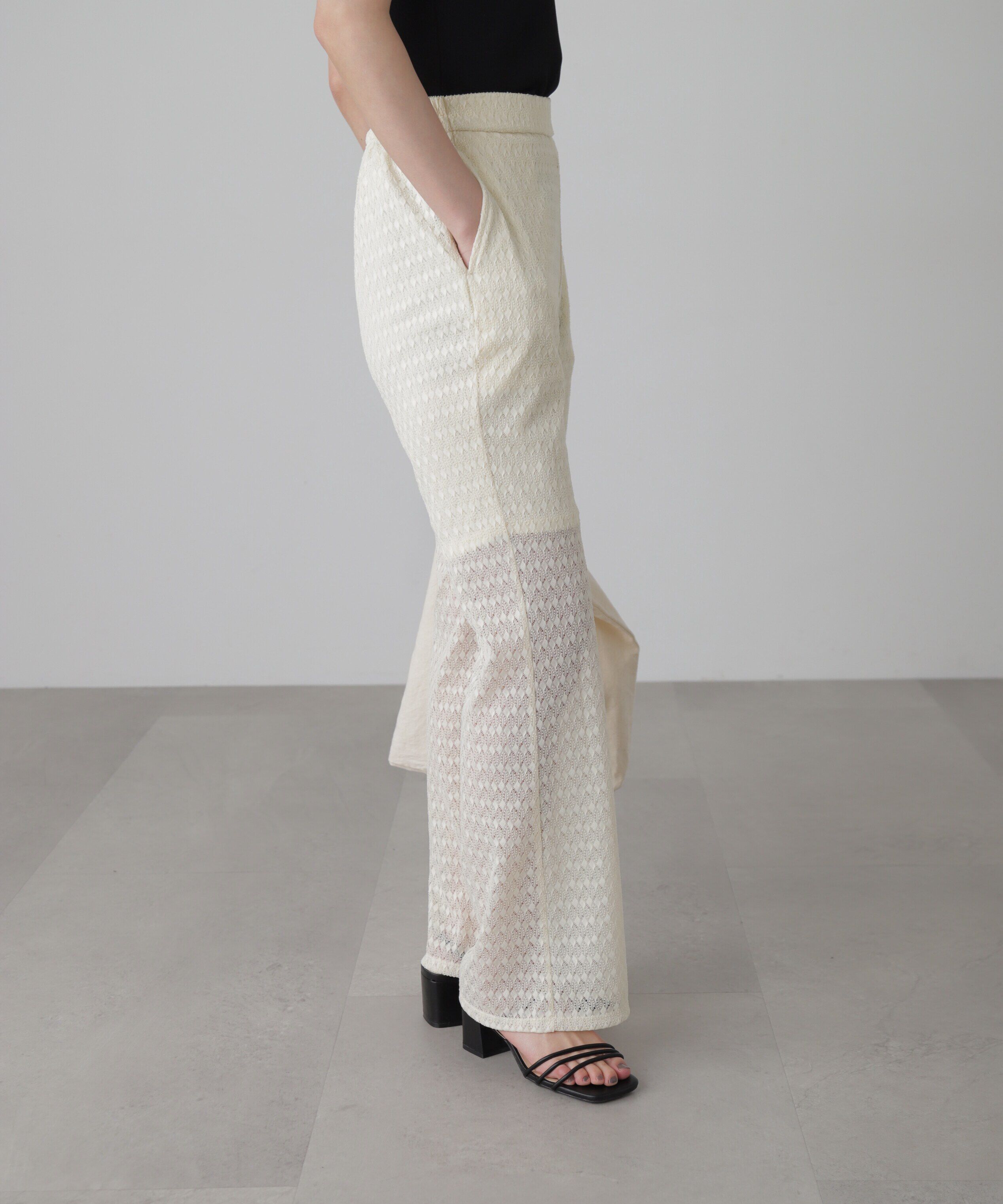  「レースフレアパンツ」|その他|