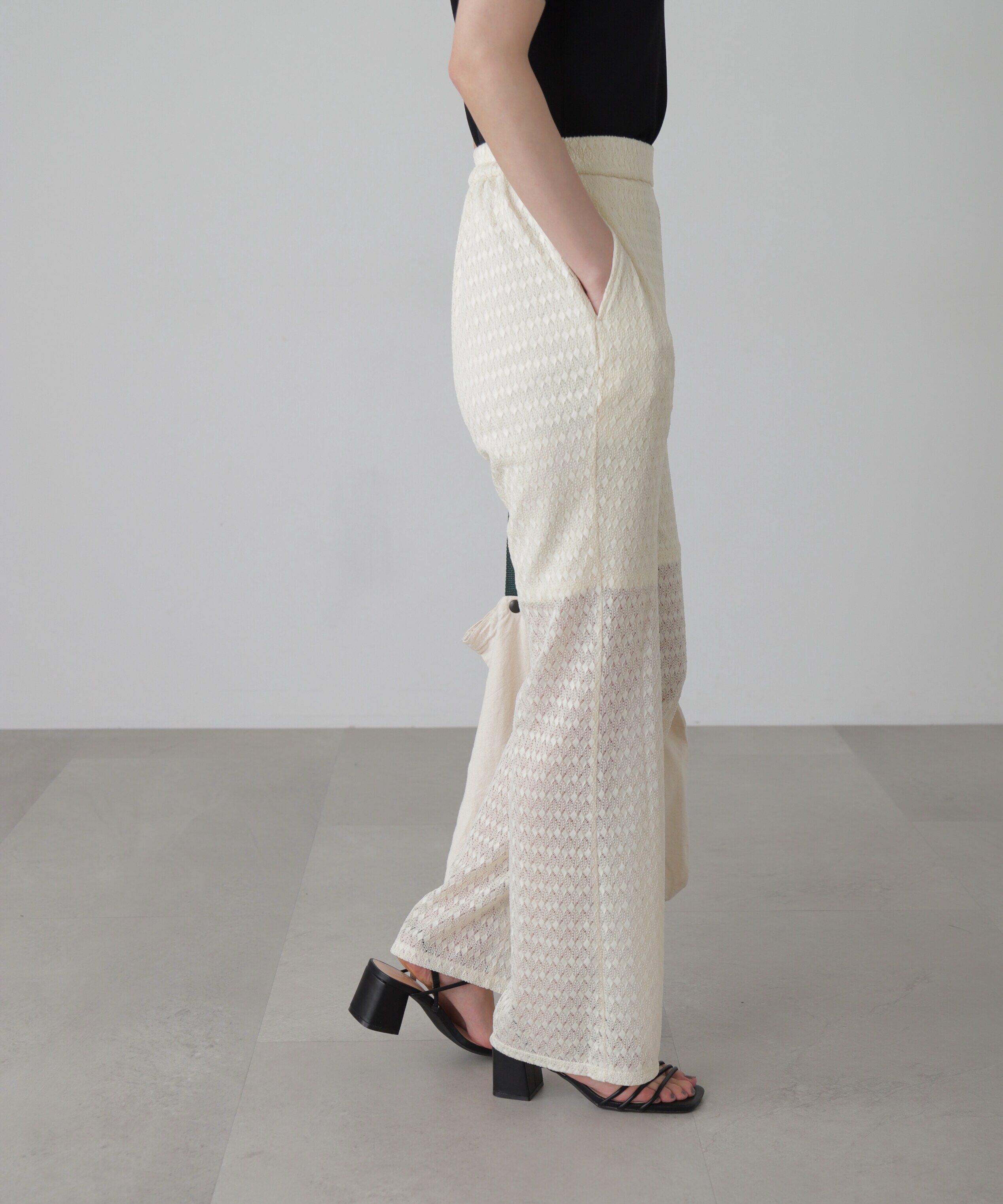  「レースフレアパンツ」|その他|