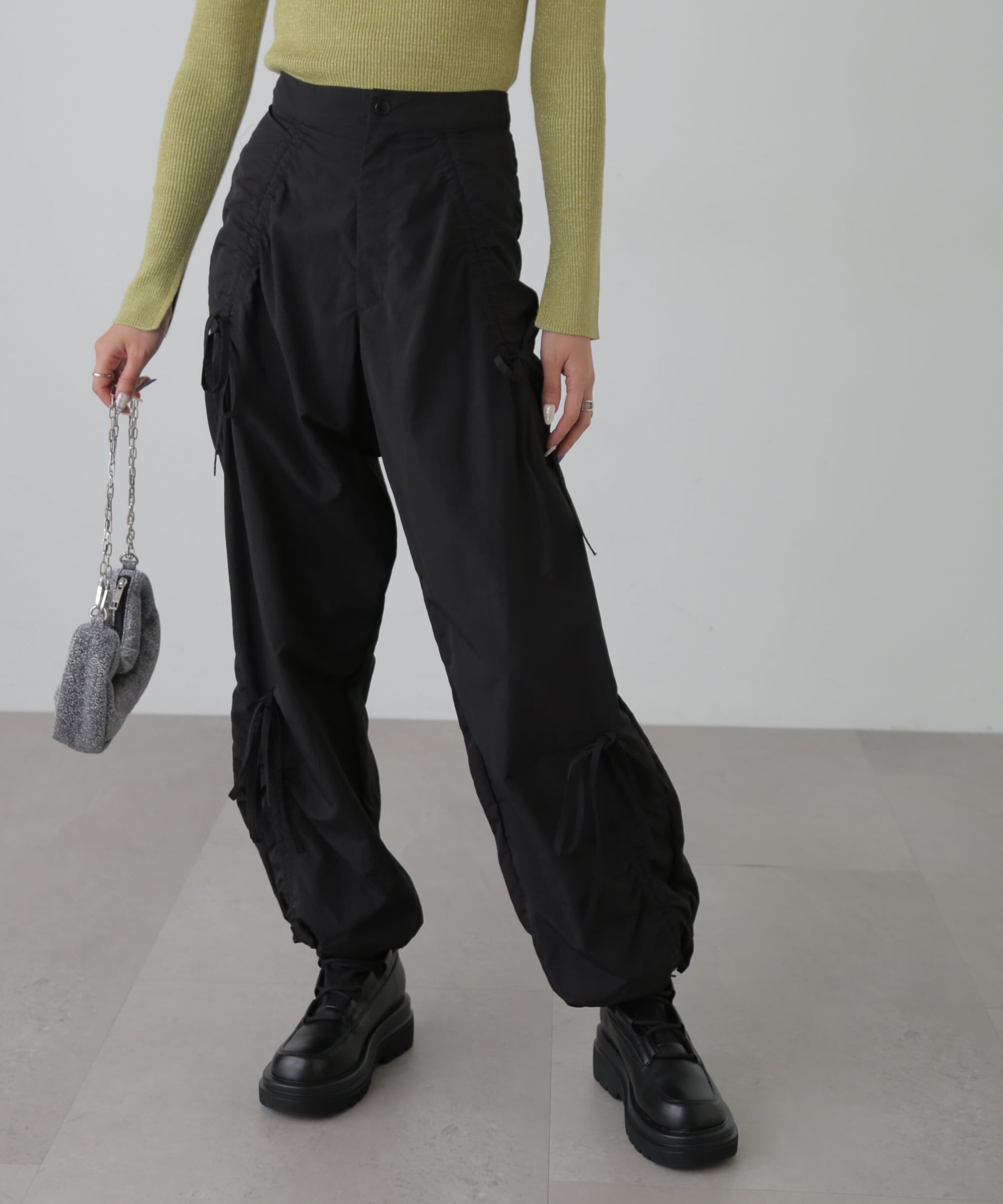  「リボンドロストパンツ」|その他|