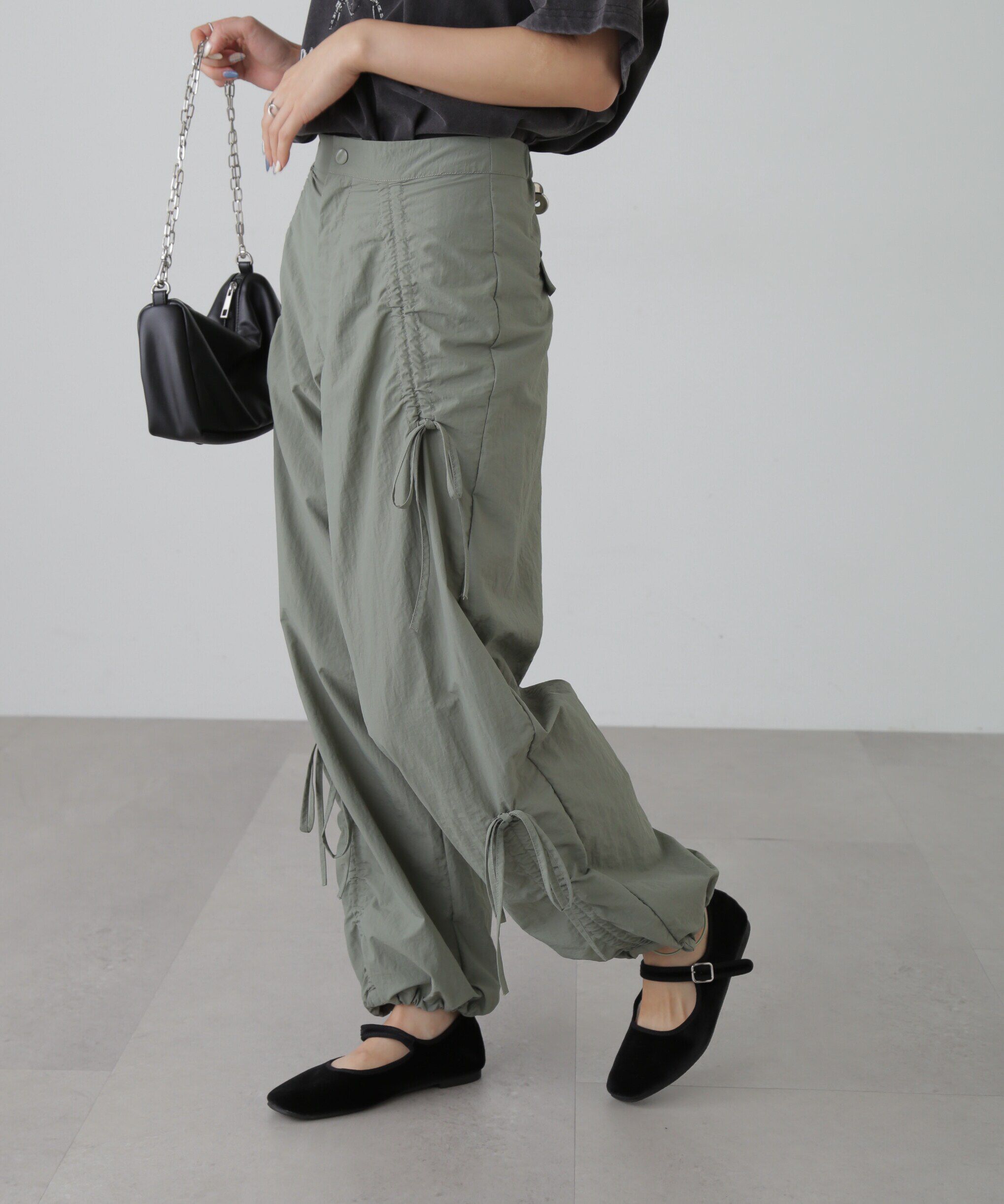  「リボンドロストパンツ」|その他|