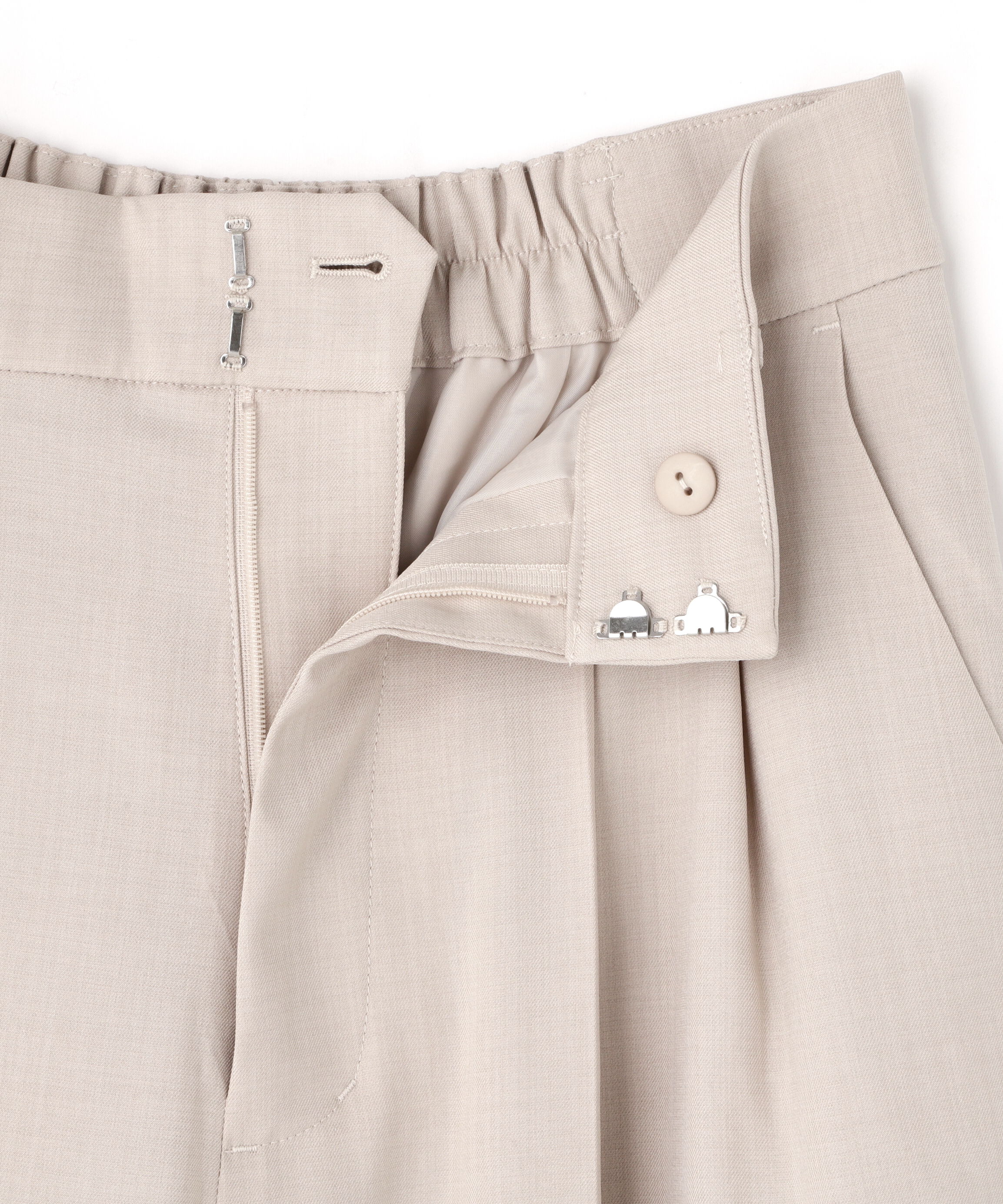  「梳毛調合繊タックワイドパンツ」|その他|