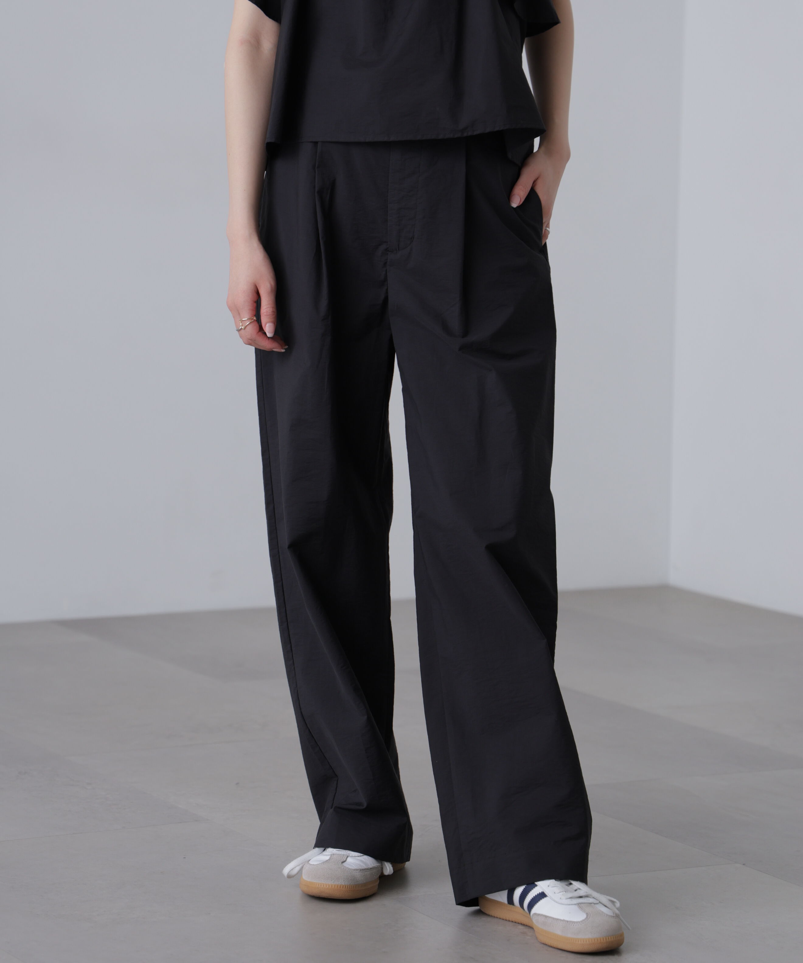  「〈セットアップ対応〉ワッシャーセミワイドパンツ」|その他|