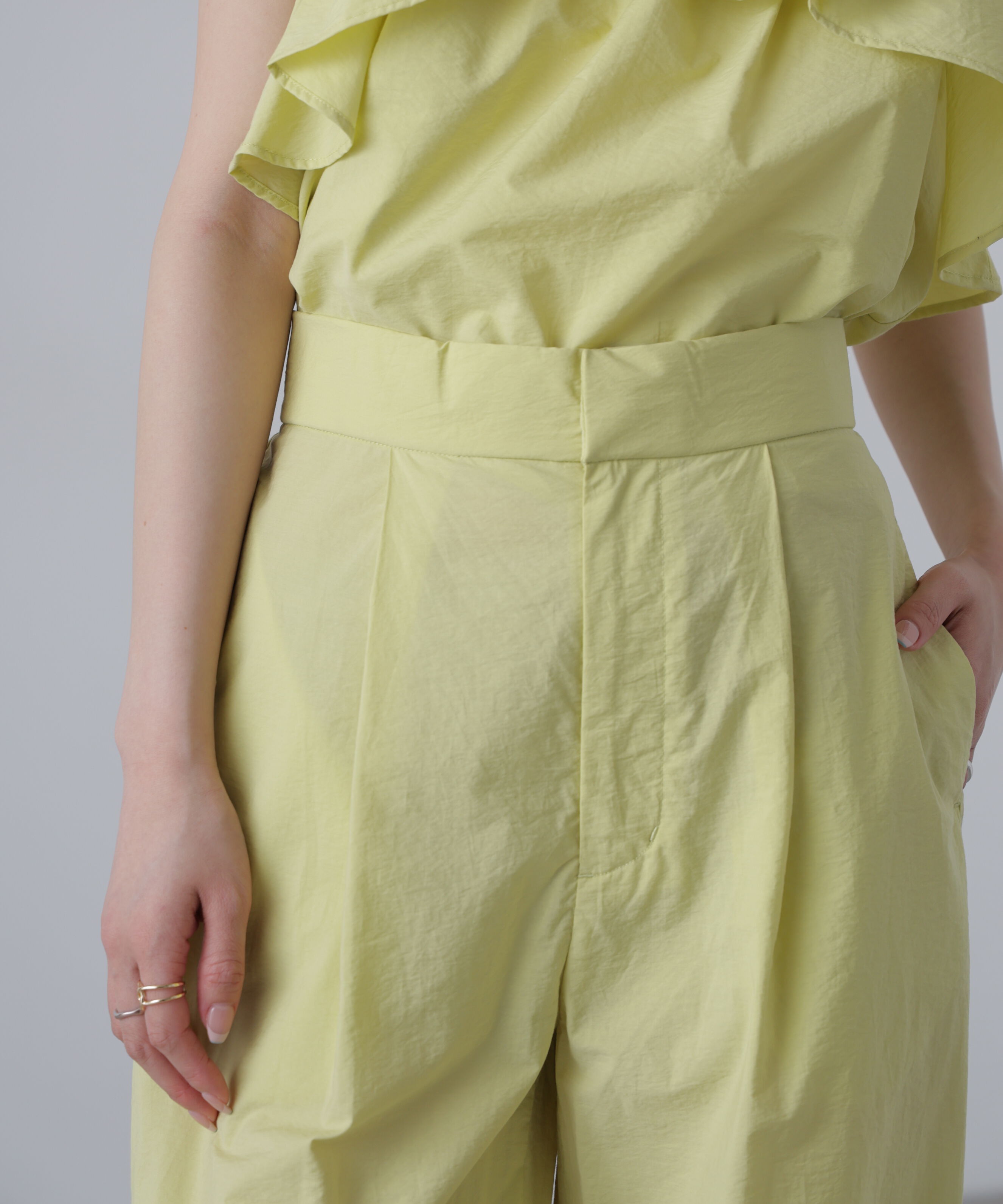  「〈セットアップ対応〉ワッシャーセミワイドパンツ」|その他|