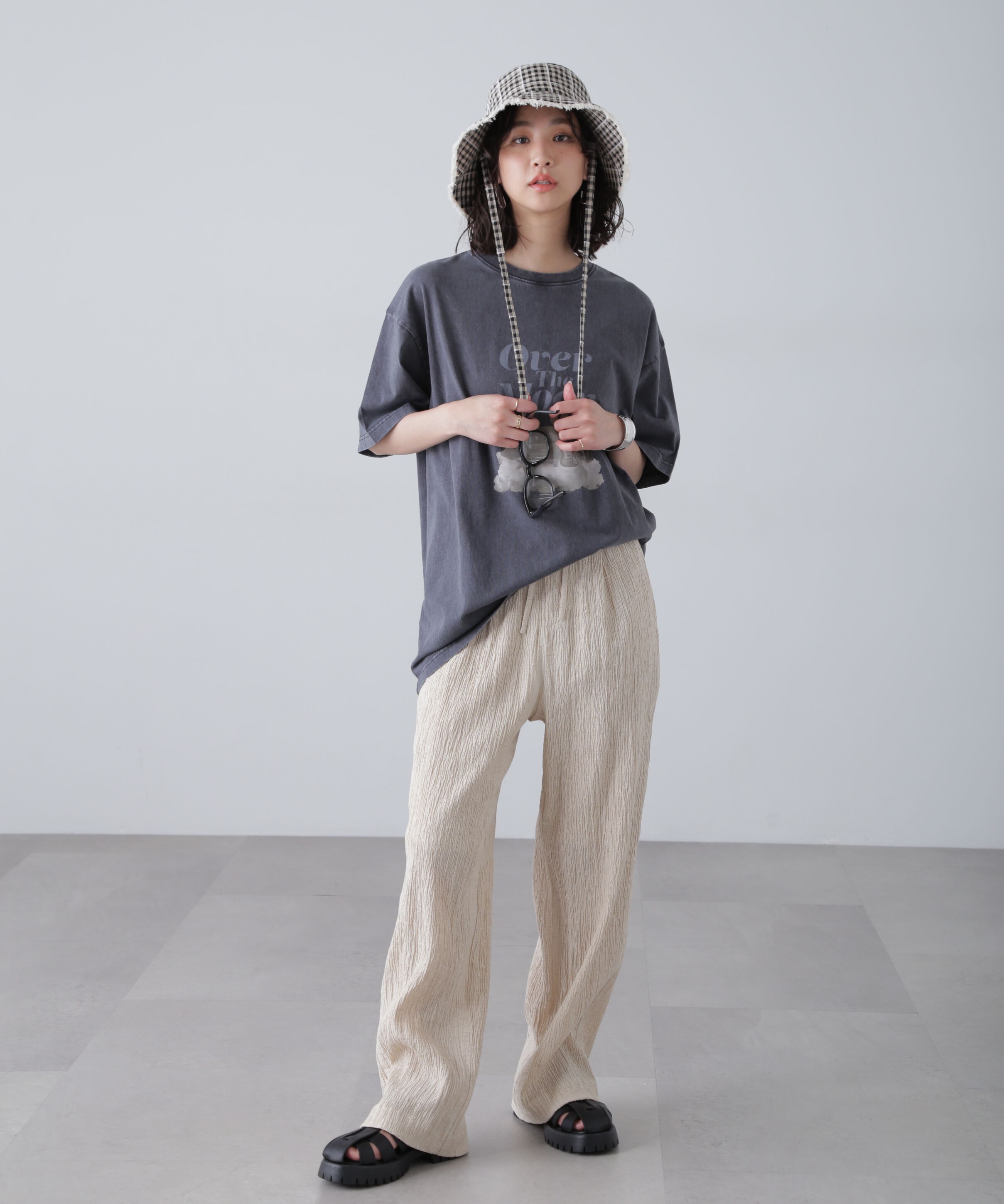  「楊柳リラックスストレートパンツ」|その他|