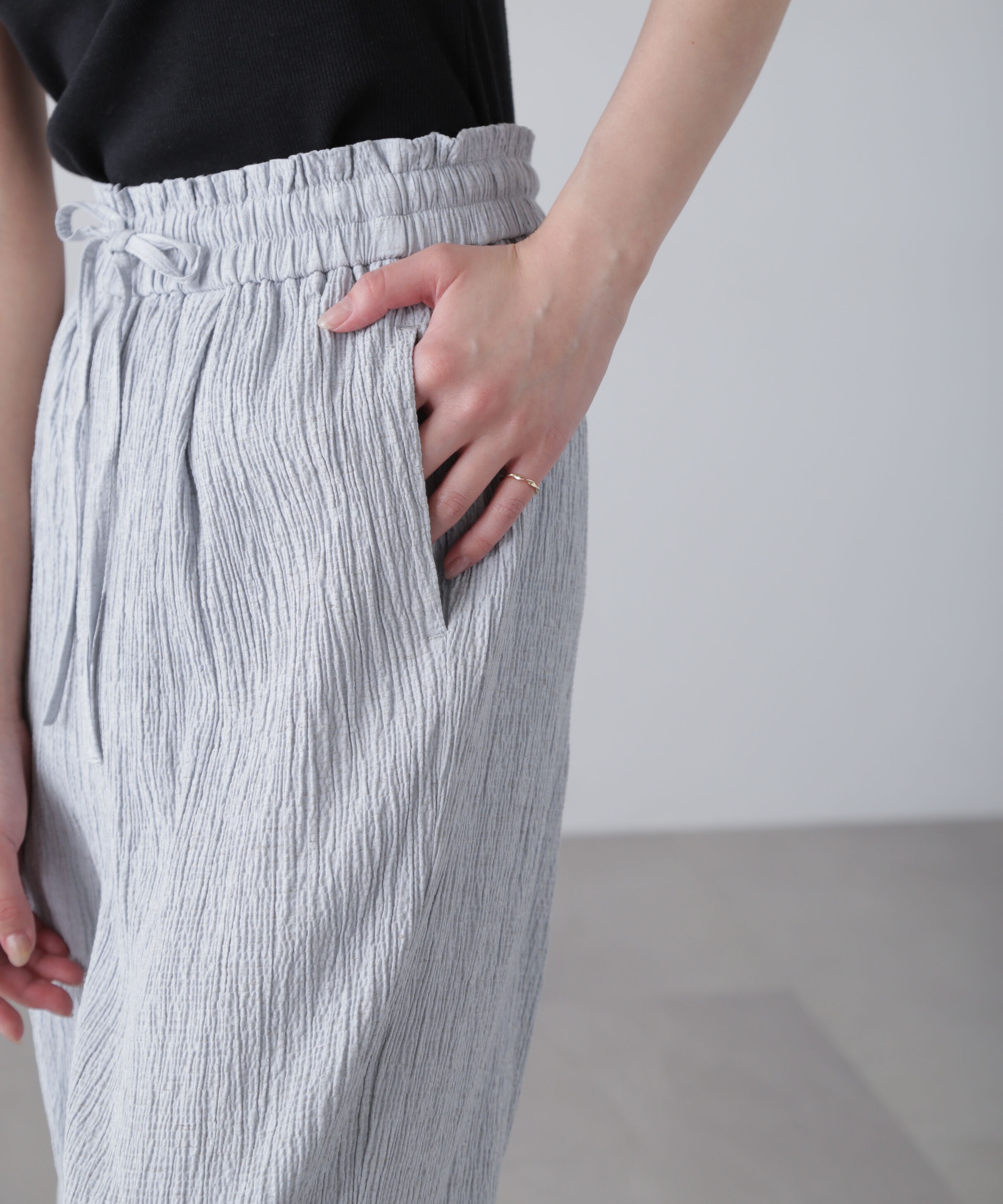  「楊柳リラックスストレートパンツ」|その他|