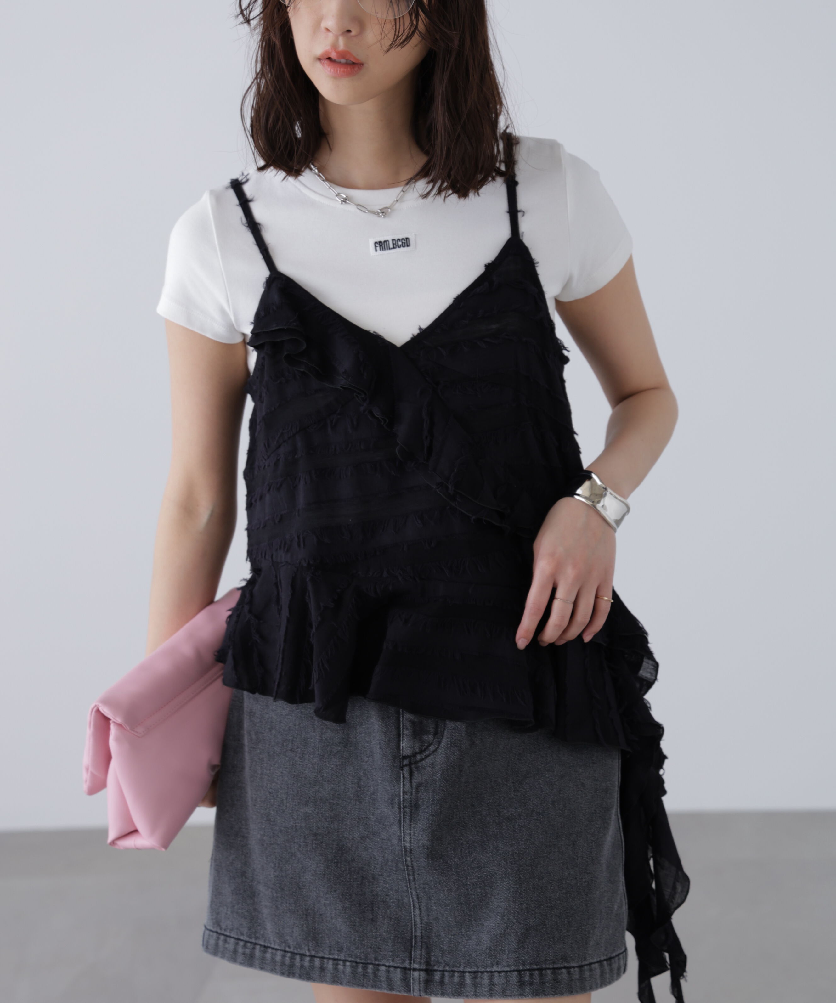  「フリンジシャギーアシメブラウス」|シャツ・ブラウス|