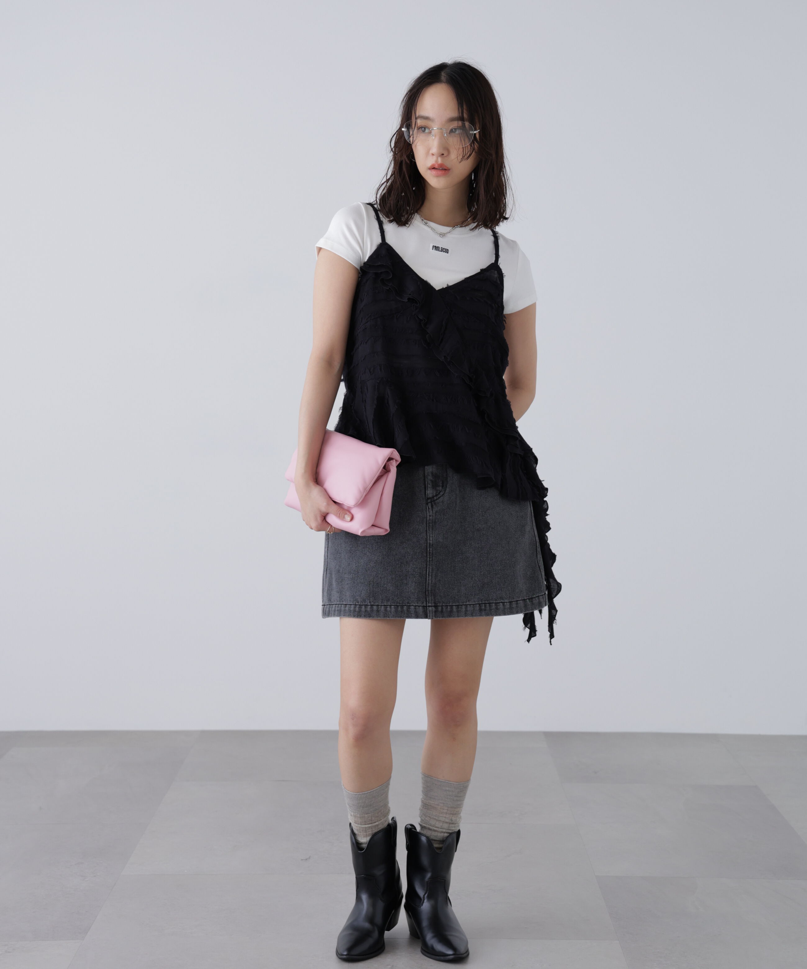  「フリンジシャギーアシメブラウス」|シャツ・ブラウス|