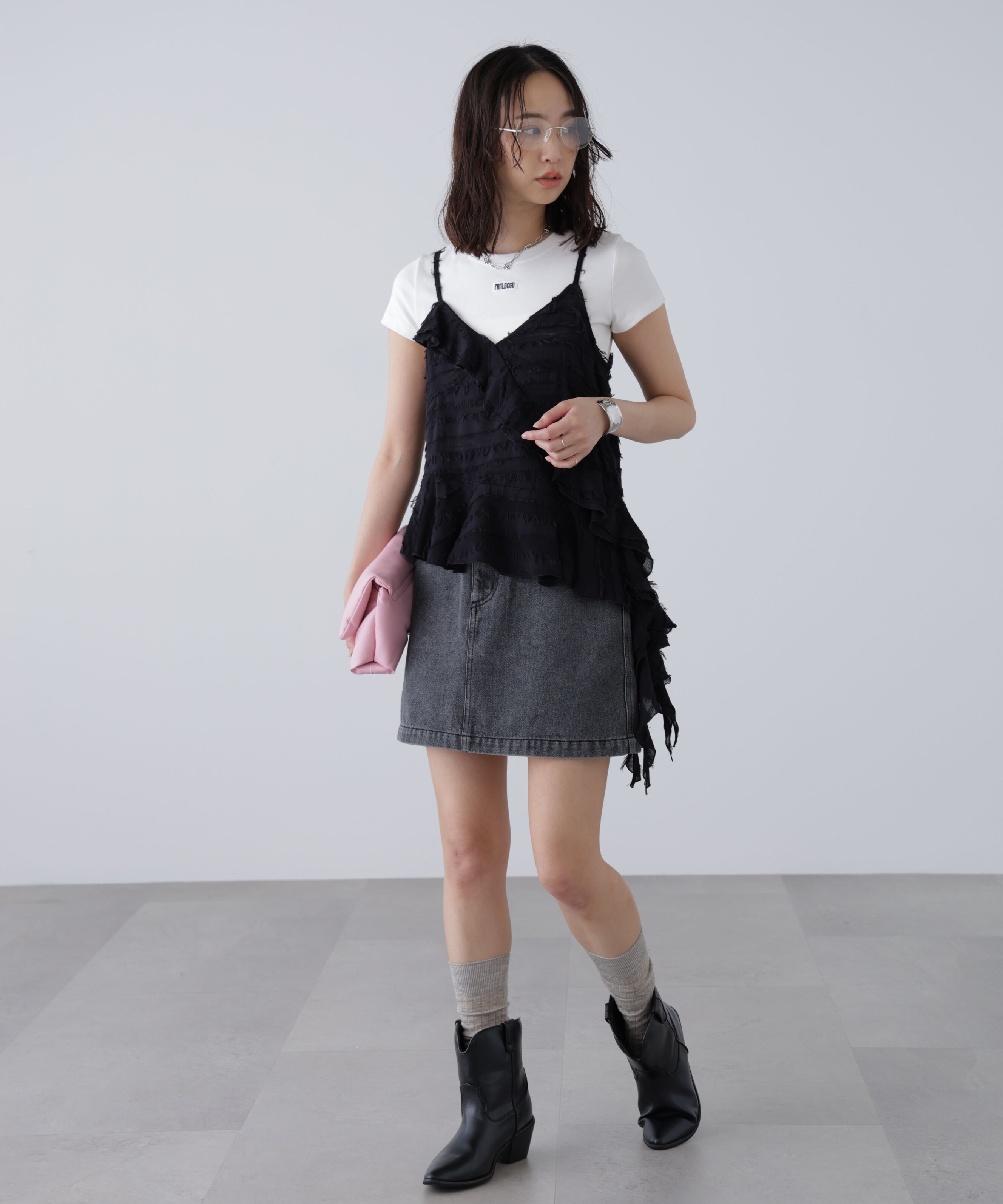  「フリンジシャギーアシメブラウス」|シャツ・ブラウス|