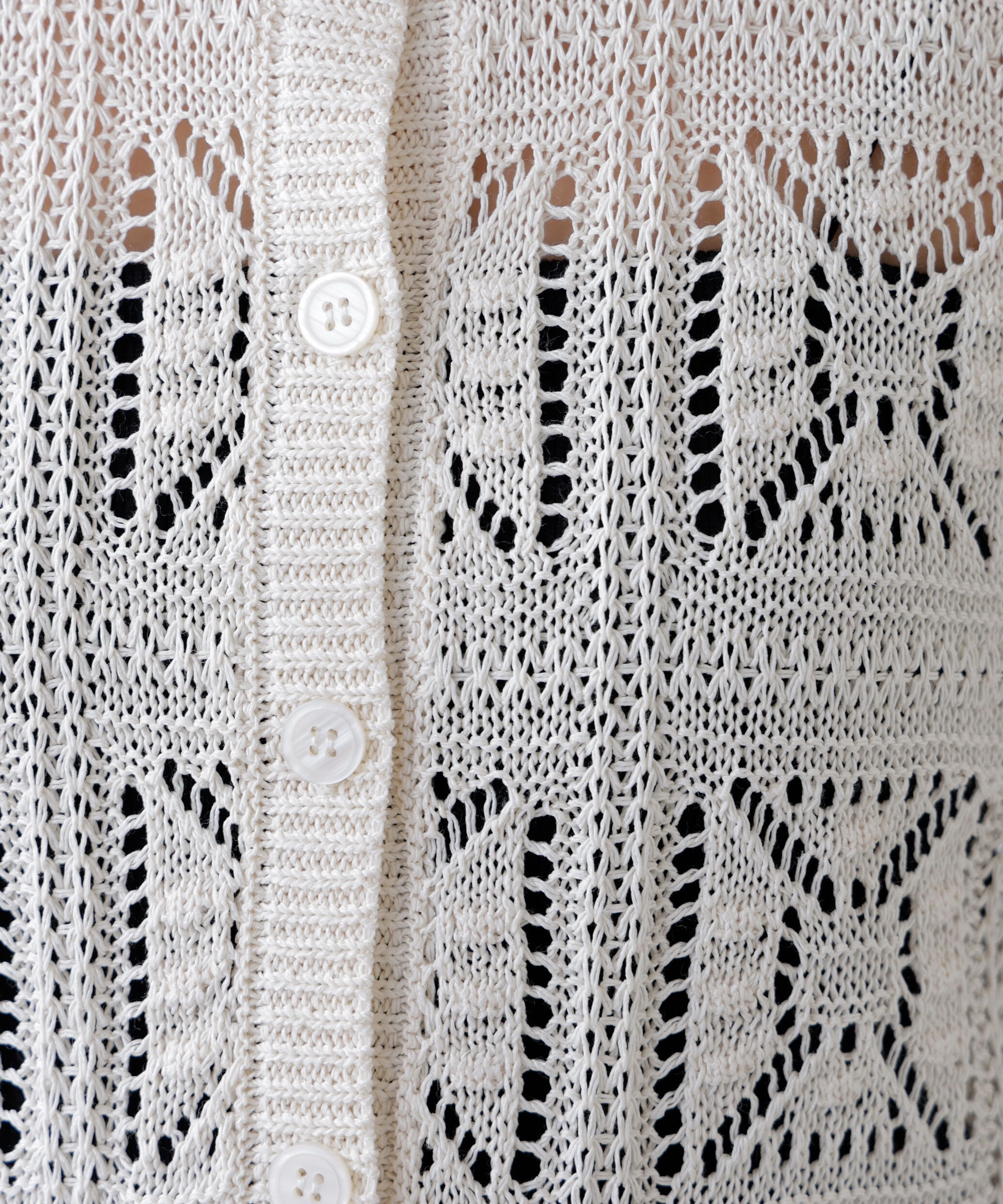  「前後2wayクロッシェニットベスト」|ニット・セーター|