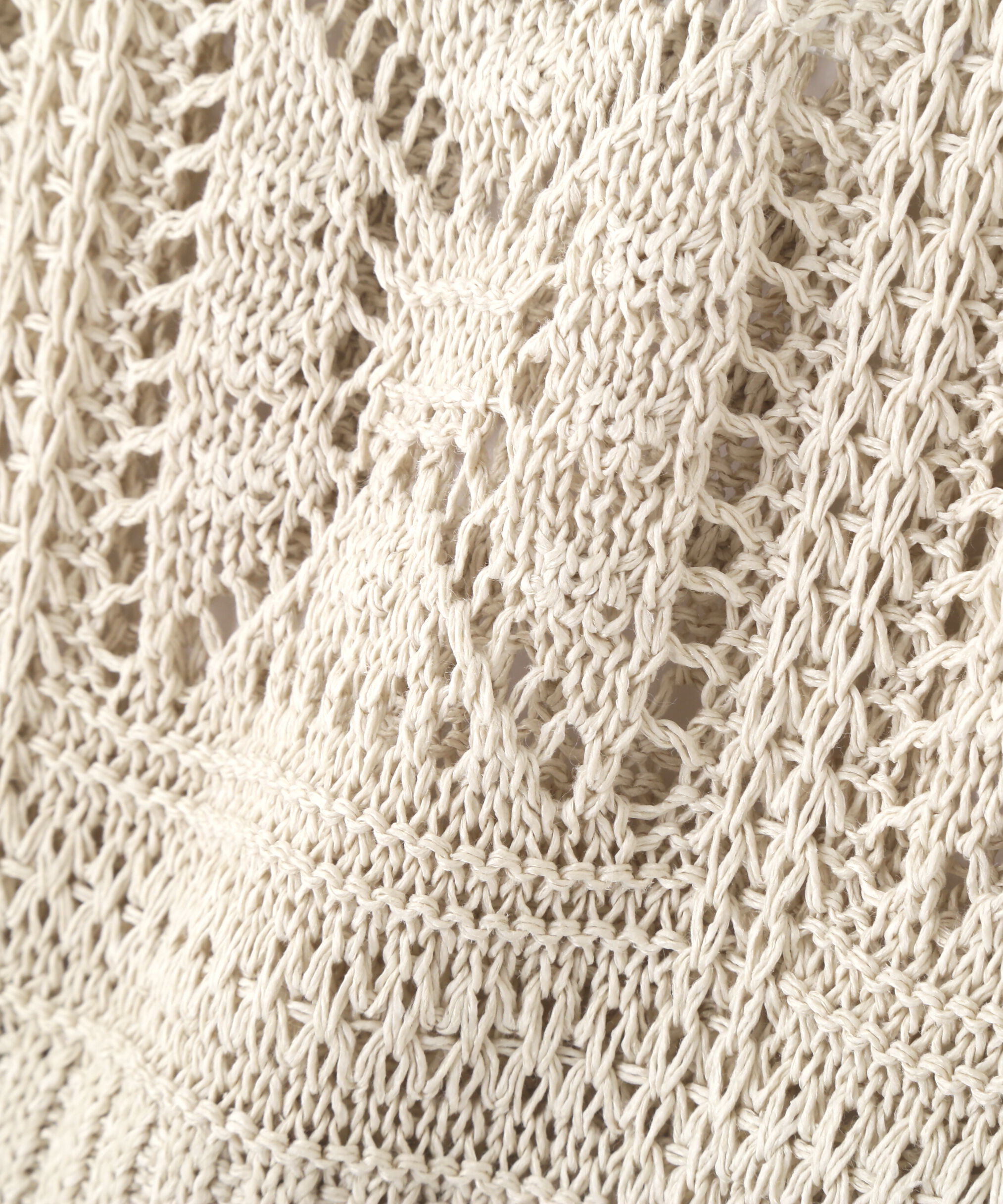  「前後2wayクロッシェニットベスト」|ニット・セーター|