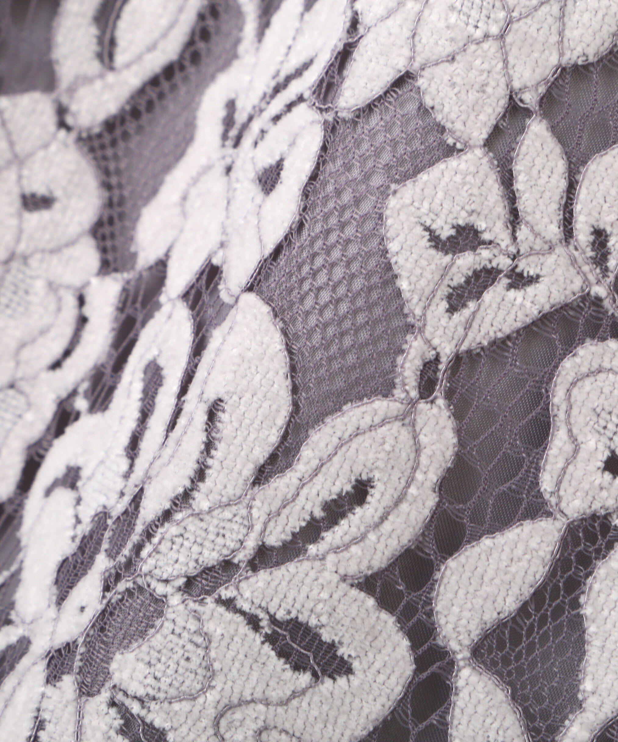 PROPORTION BODY DRESSING「モールレースタイトスカート　24AW」|スカート|