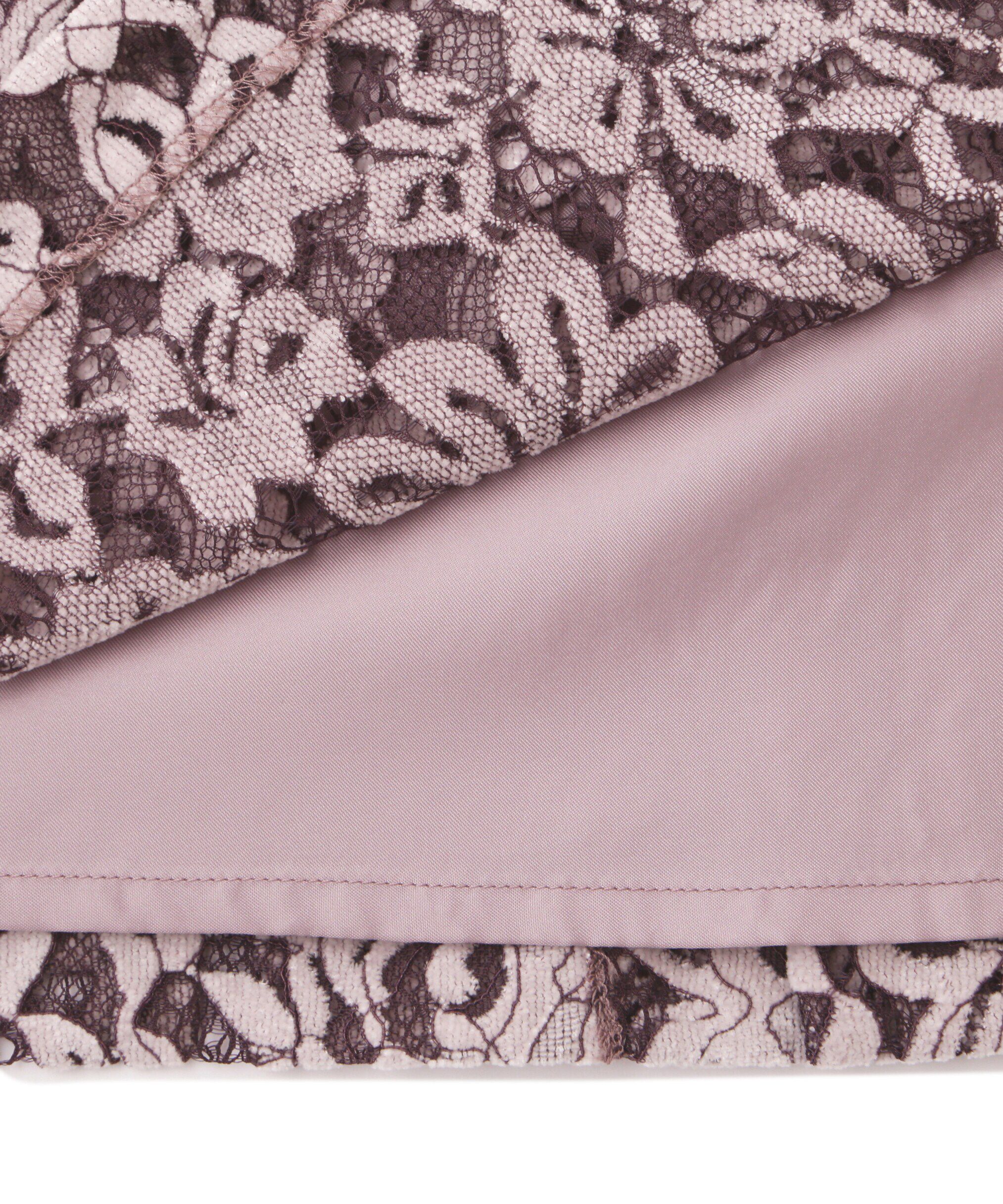 PROPORTION BODY DRESSING「モールレースタイトスカート　24AW」|スカート|