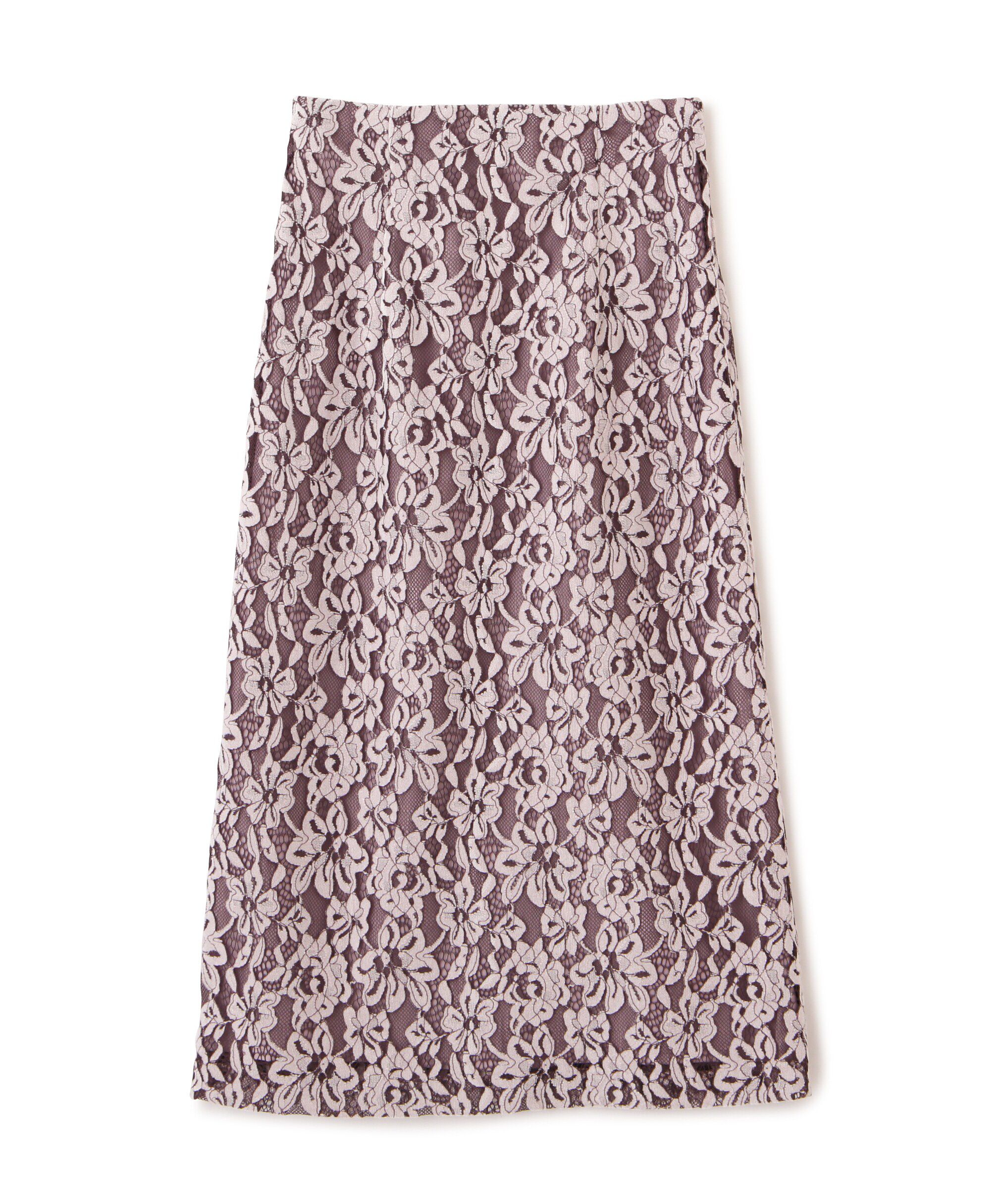 PROPORTION BODY DRESSING「モールレースタイトスカート　24AW」|スカート|