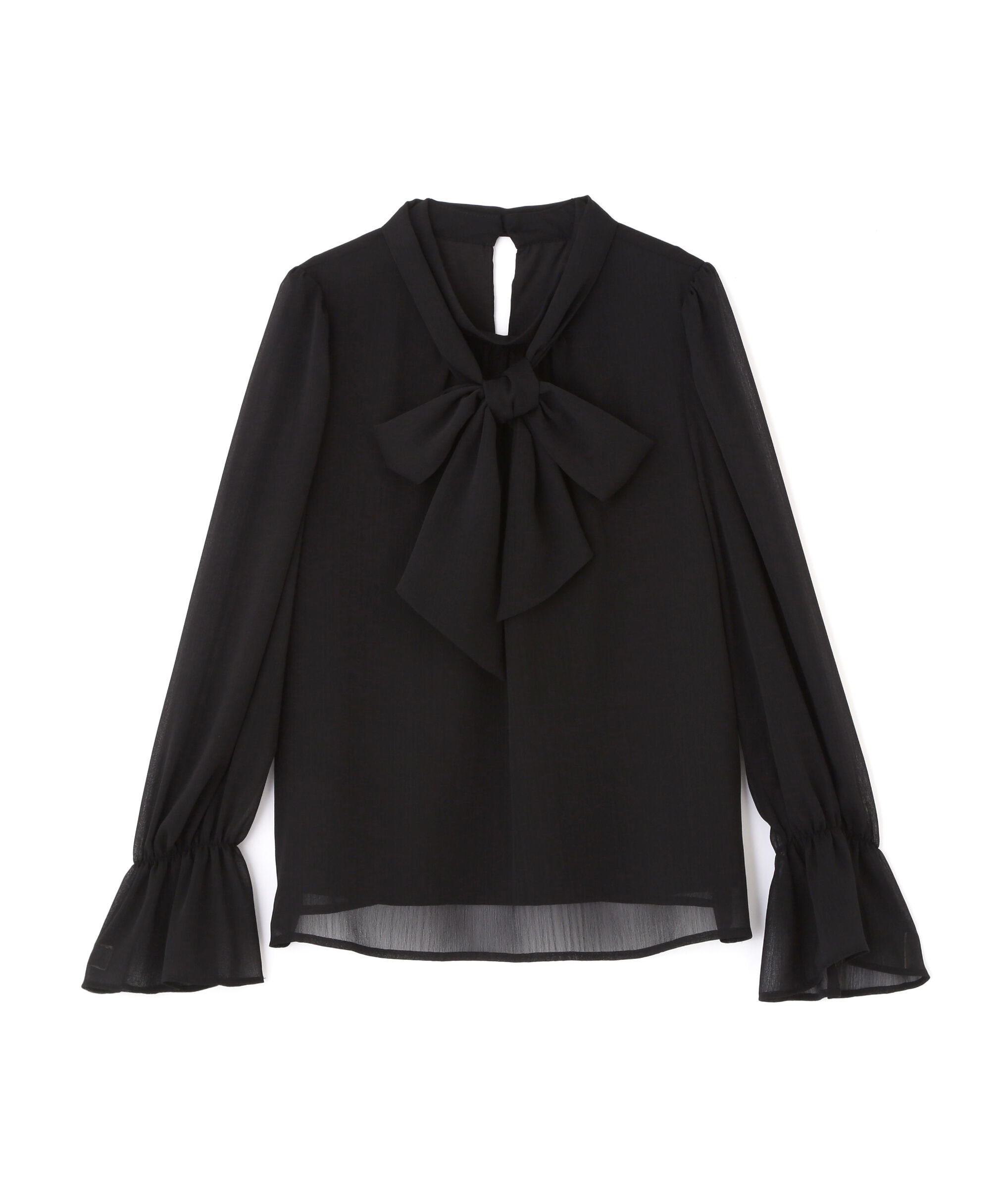 PROPORTION BODY DRESSING「＜ウォッシャブル＞ビッグリボン楊柳ブラウス 25AW」|シャツ・ブラウス|