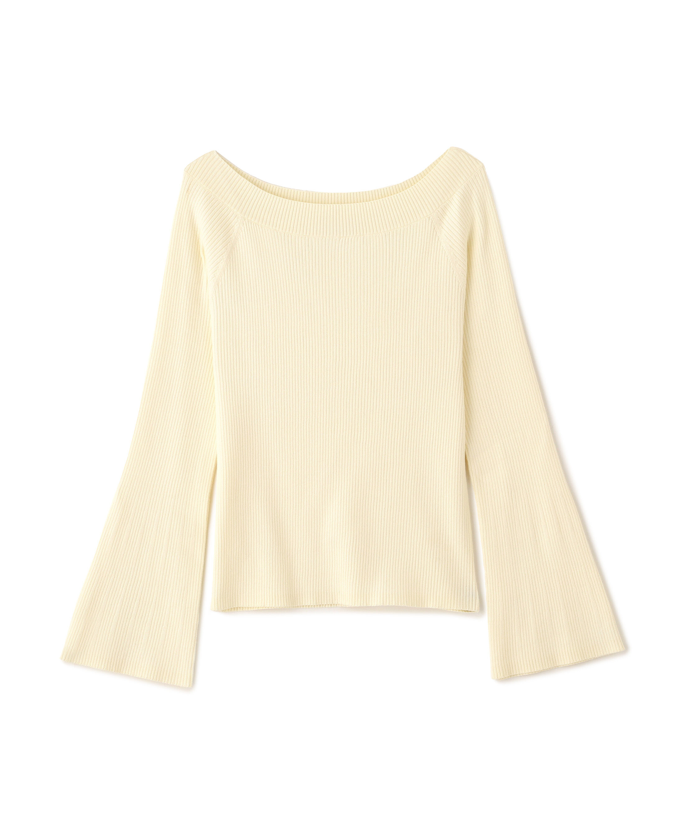 PROPORTION BODY DRESSING「＜ウォッシャブル＞フレアスリーブオフショルニット」|ニット・セーター|