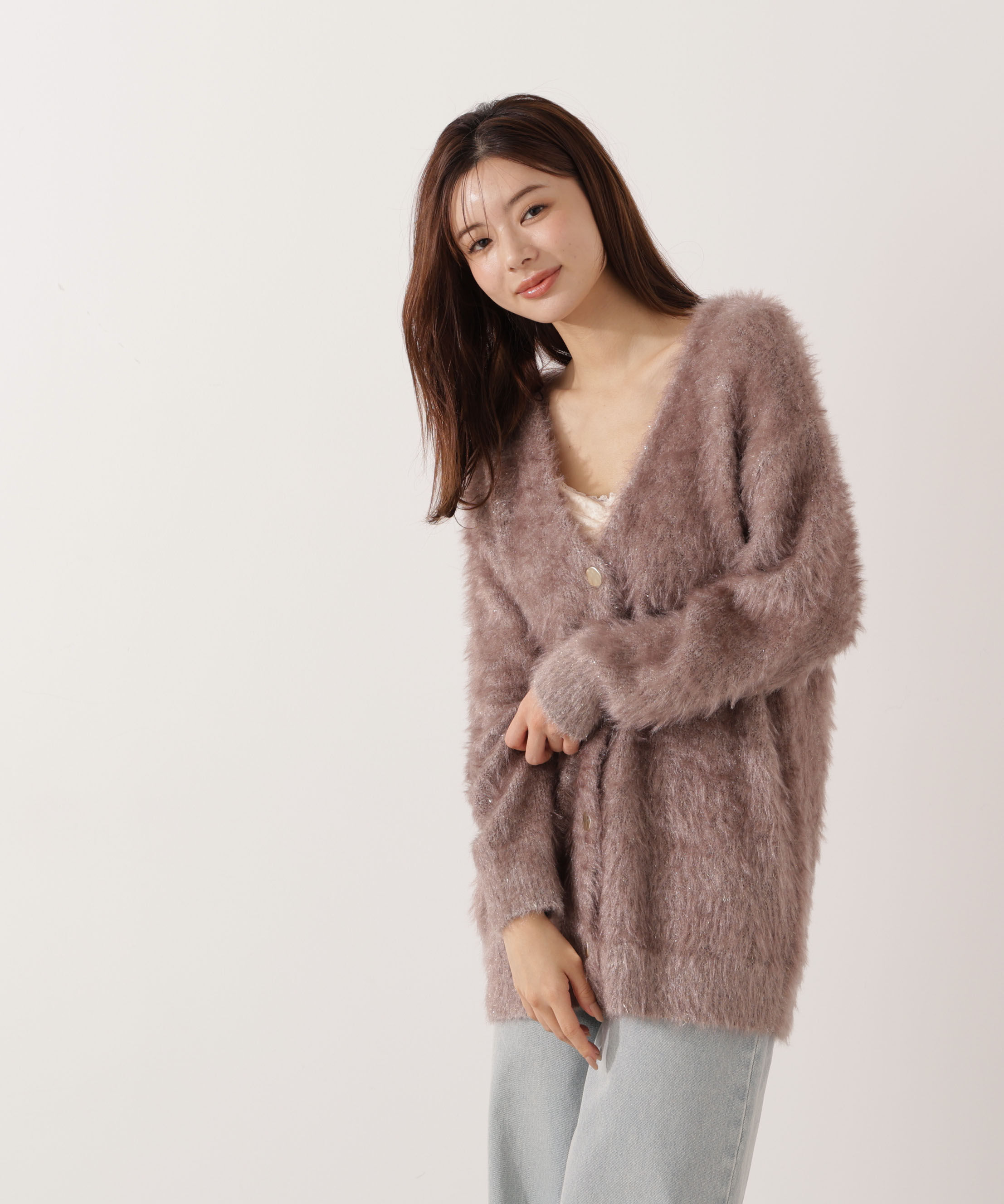 PROPORTION BODY DRESSING「キャットBIGカーディガン 25AW」|カーディガン|