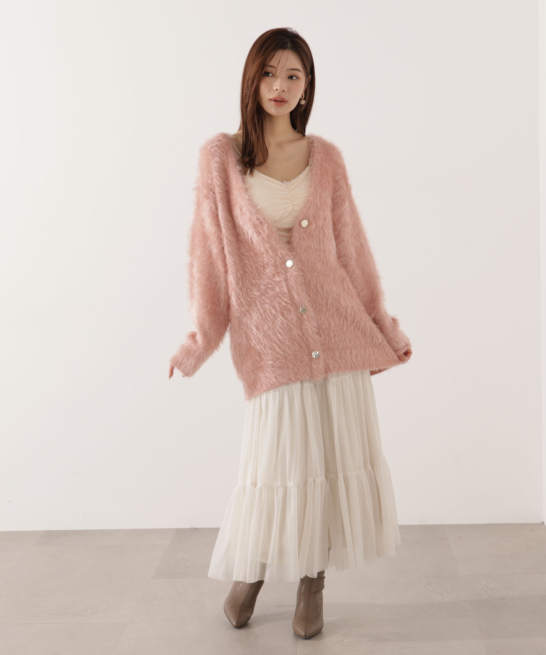 PROPORTION BODY DRESSING「キャットBIGカーディガン 25AW」|カーディガン|