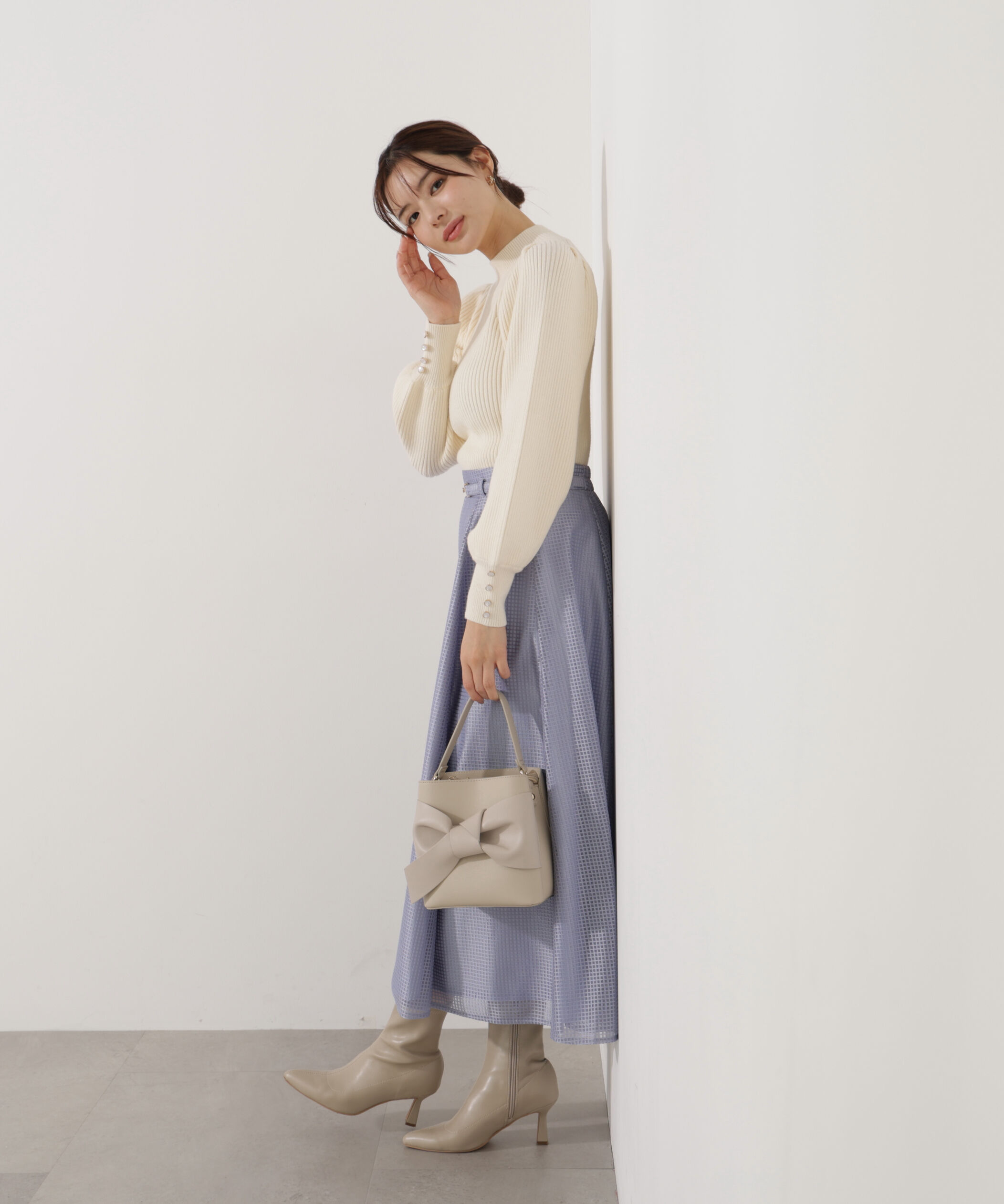 PROPORTION BODY DRESSING「ビット付きシアーメッシュスカート」|スカート|