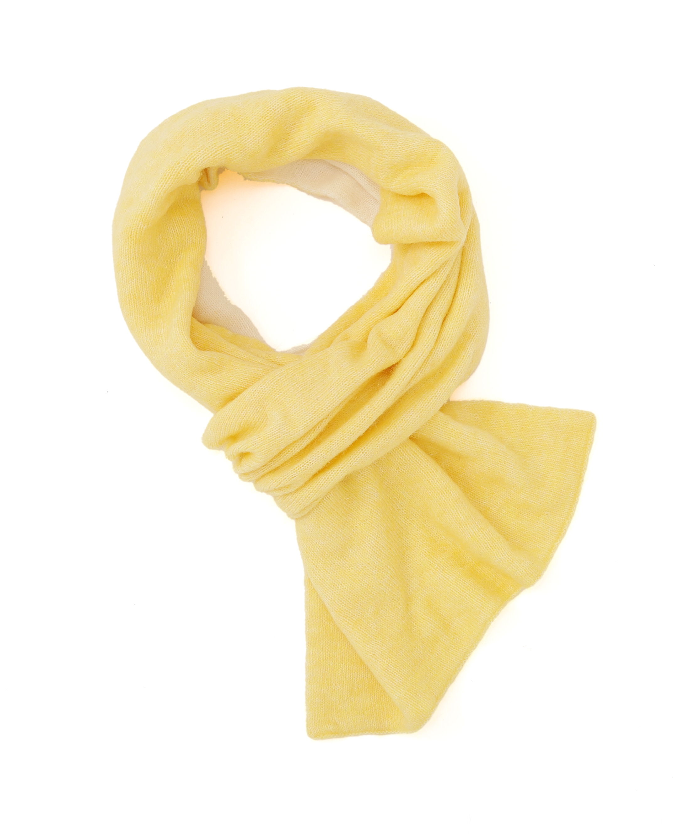  「バイカラーストール」|バンダナ・スカーフ|イエロー