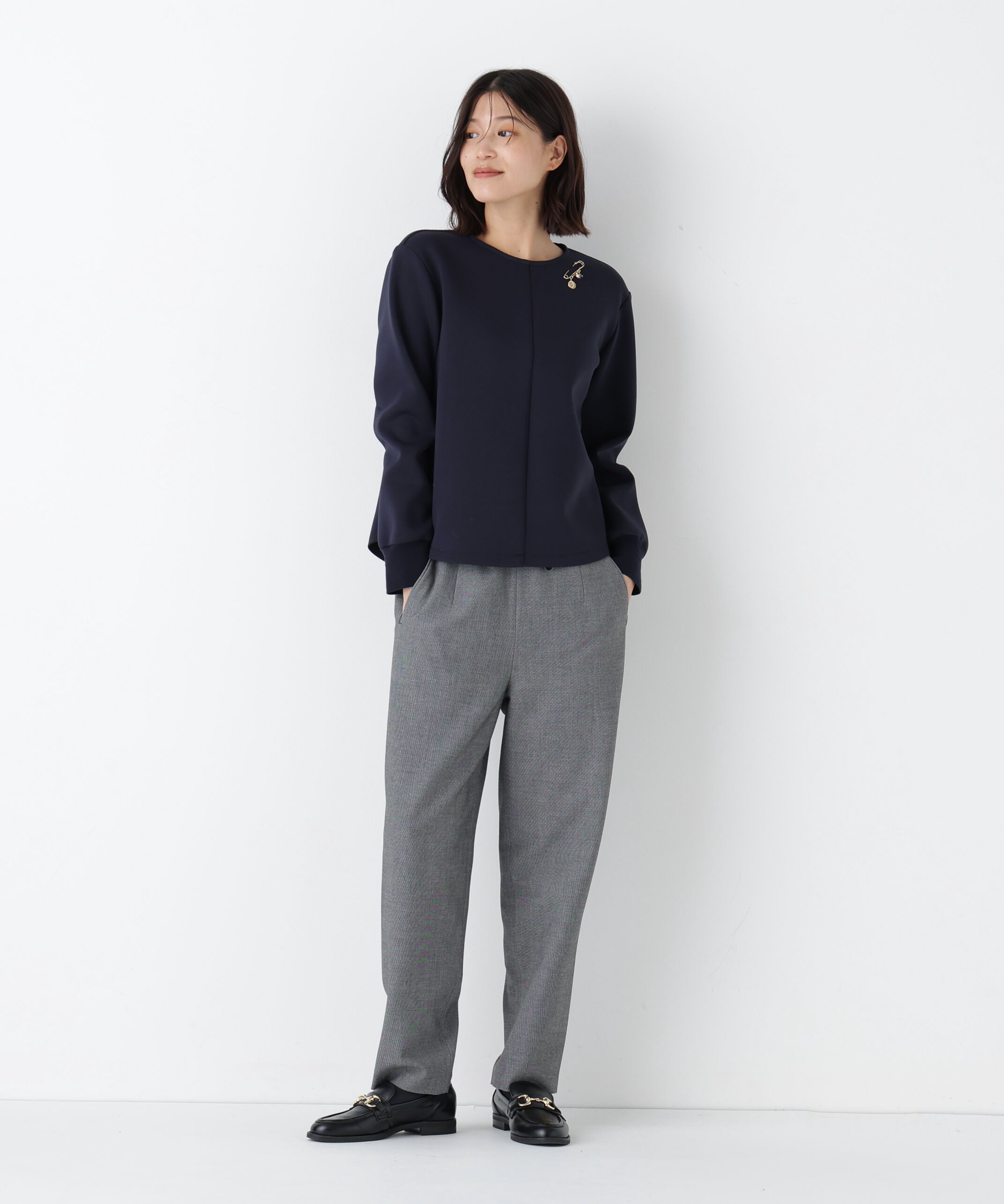  「◆ダンボールクルーネックプルオーバー」|シャツ・ブラウス|