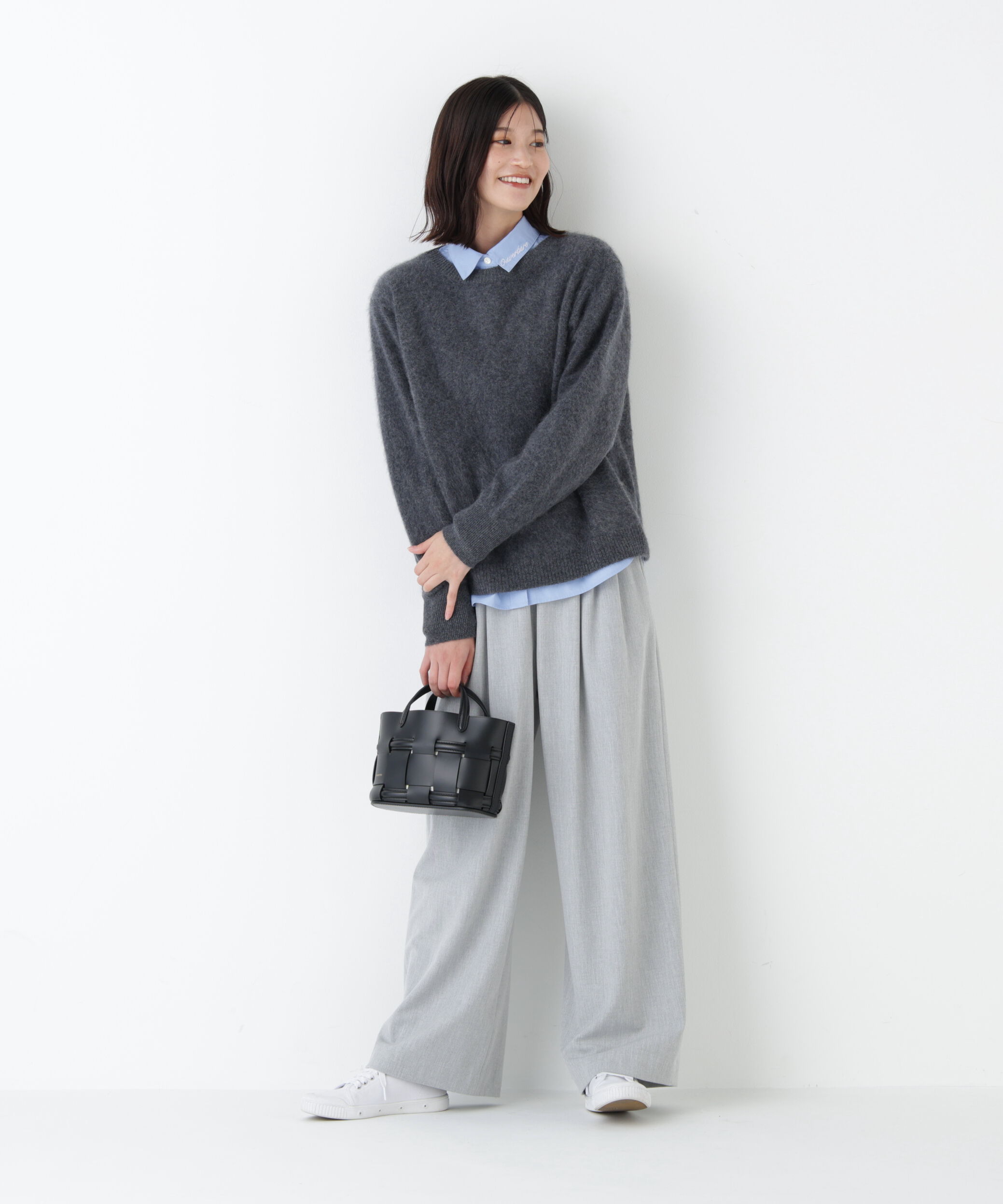  「裏起毛ワイドパンツ」|その他|