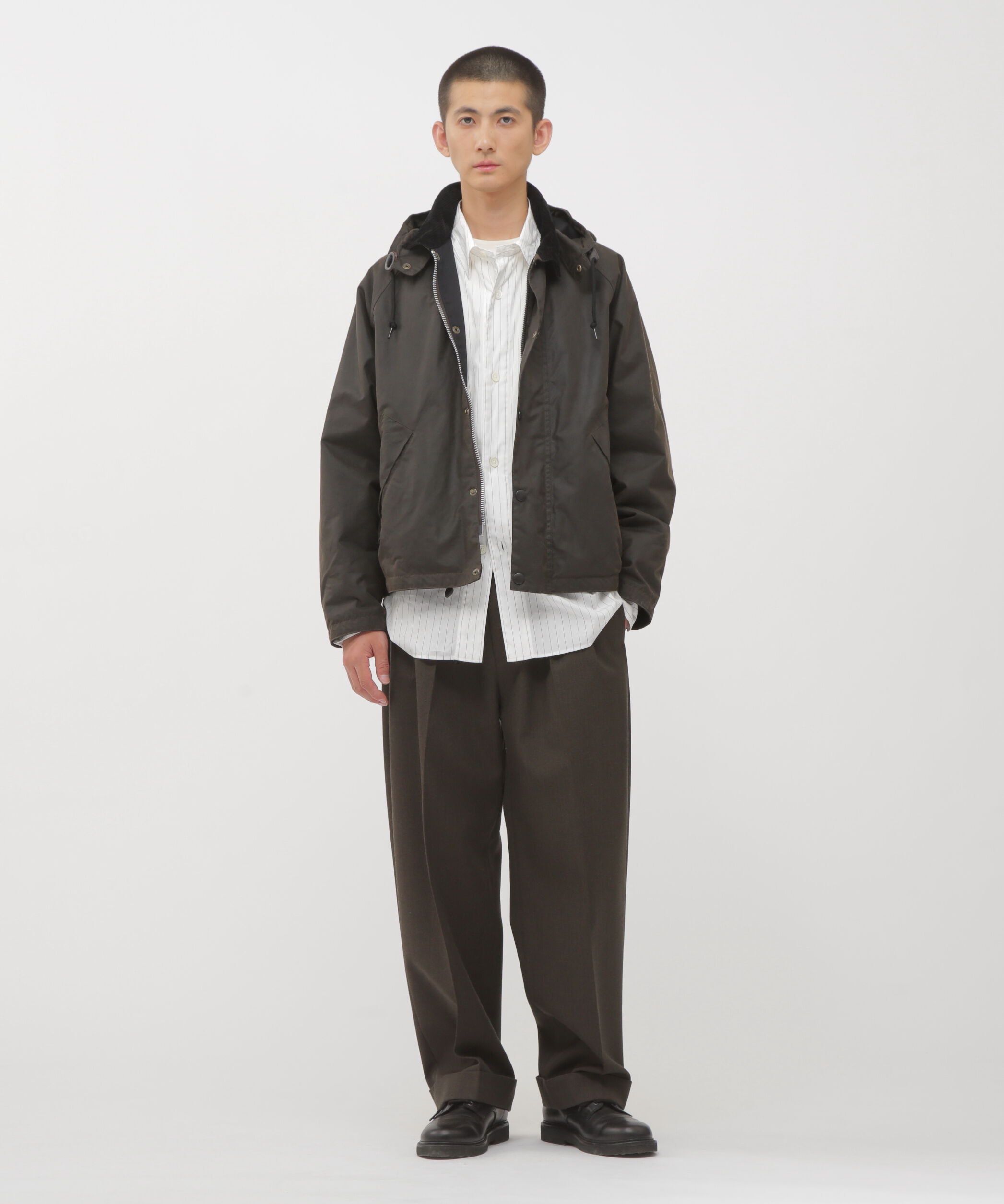 MARGARET HOWELL「COMPACT WOOL SERGE TROUSERS」|その他|