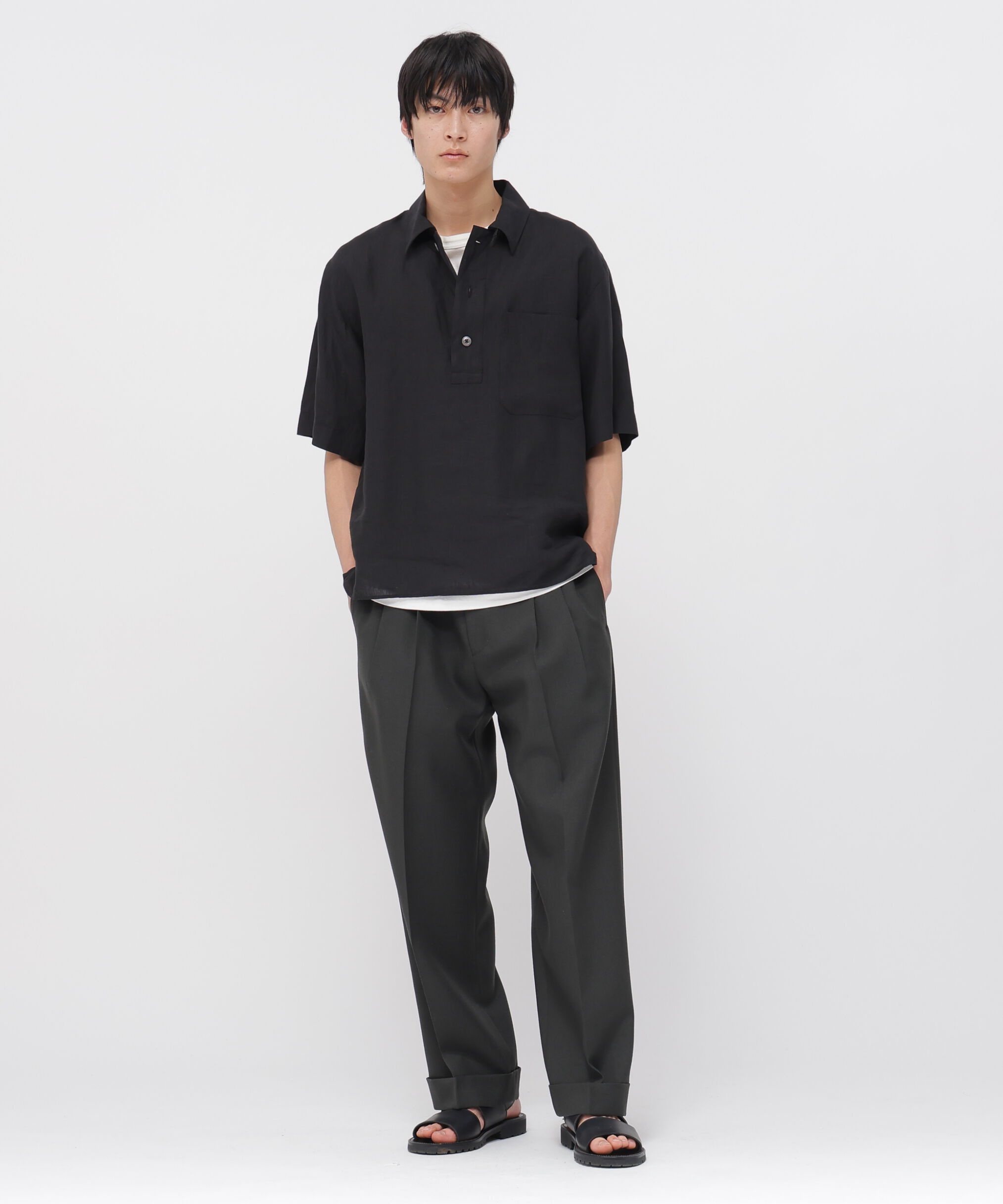 MARGARET HOWELL「DOUBLE TWISTED WOOL TROUSERS」|その他|