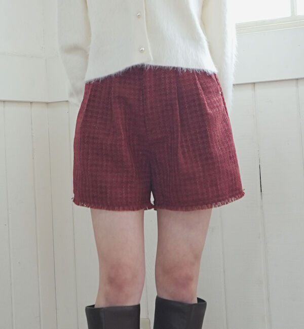 archives「フリンジツイードショートパンツ」|その他|WINE